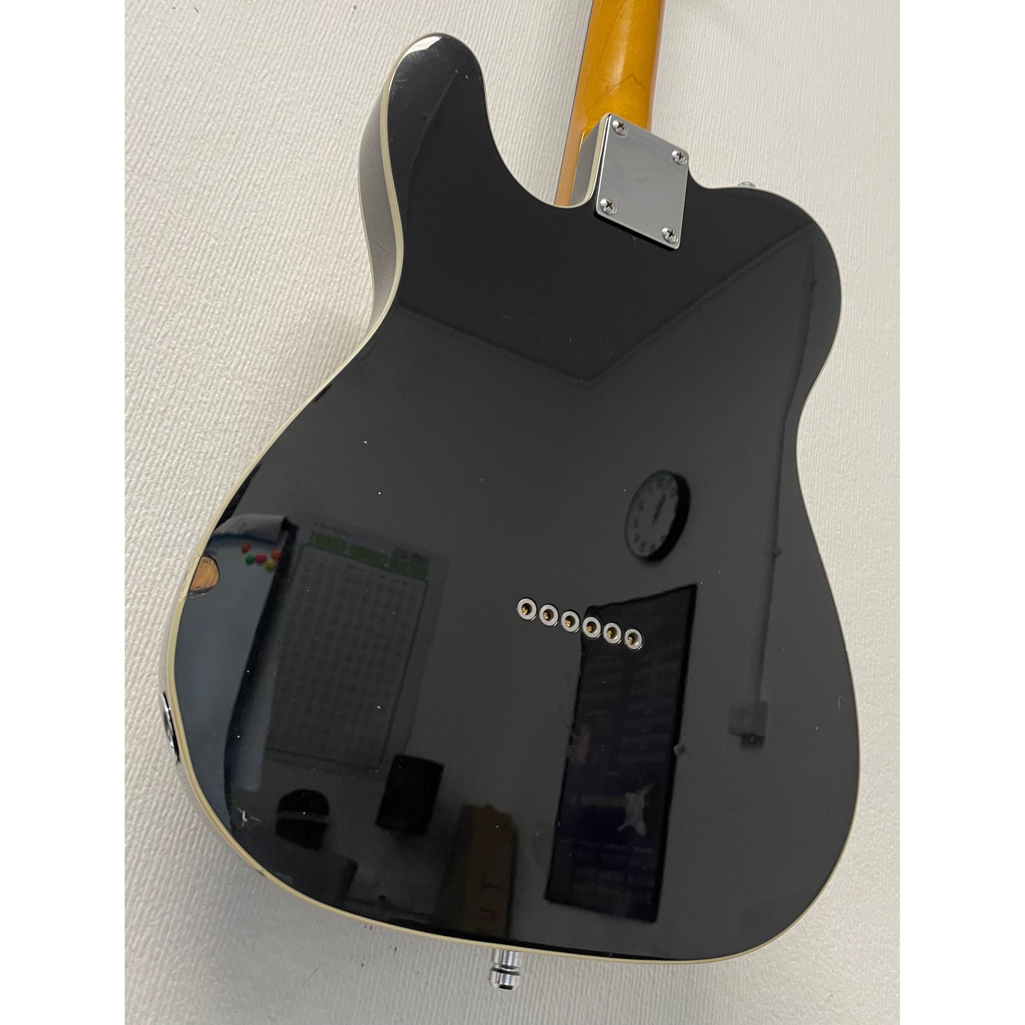 Squier Classic Vibe Telecaster Custom with Painted Head Cap, 2013, in Black Pre-Owned