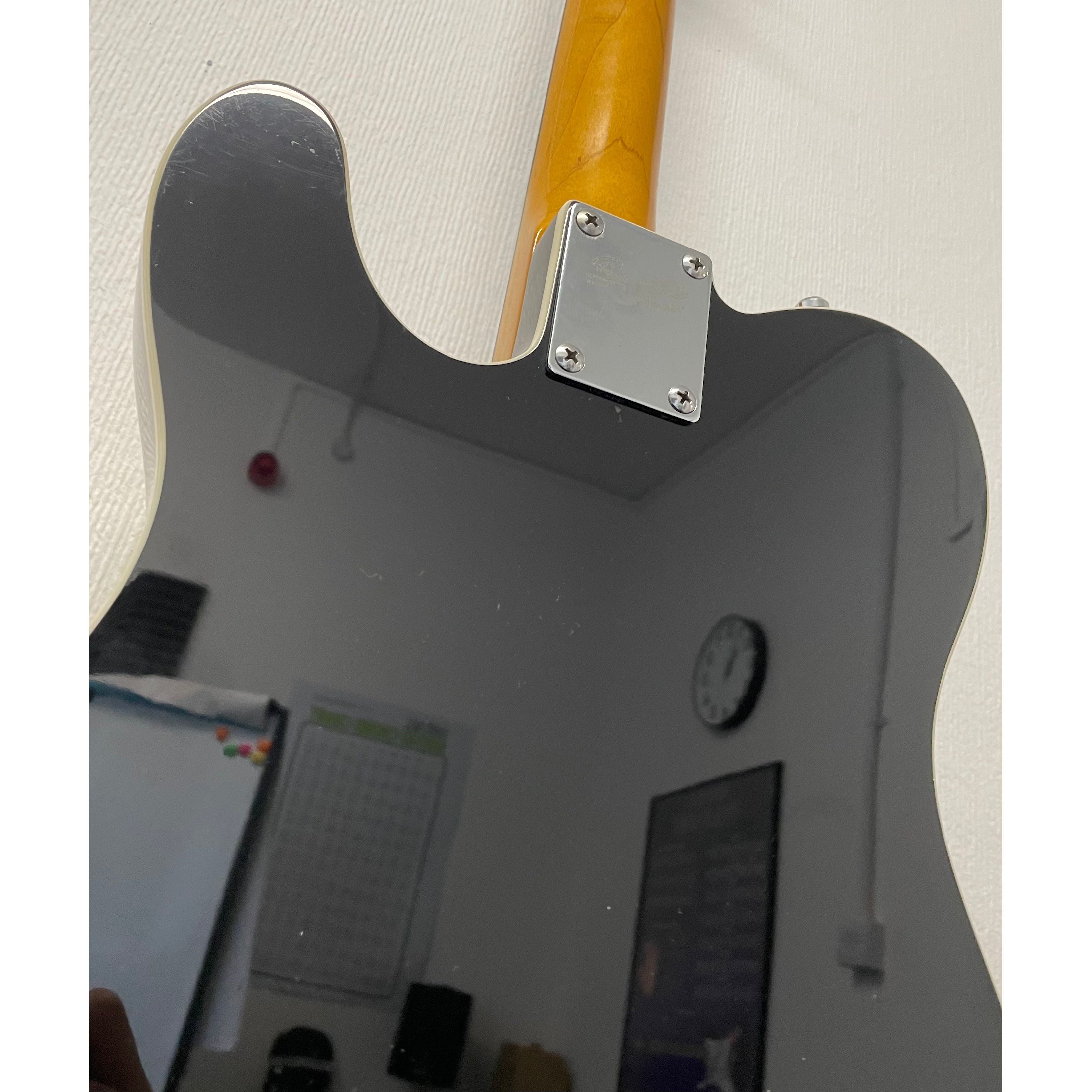 Squier Classic Vibe Telecaster Custom with Painted Head Cap, 2013, in Black Pre-Owned