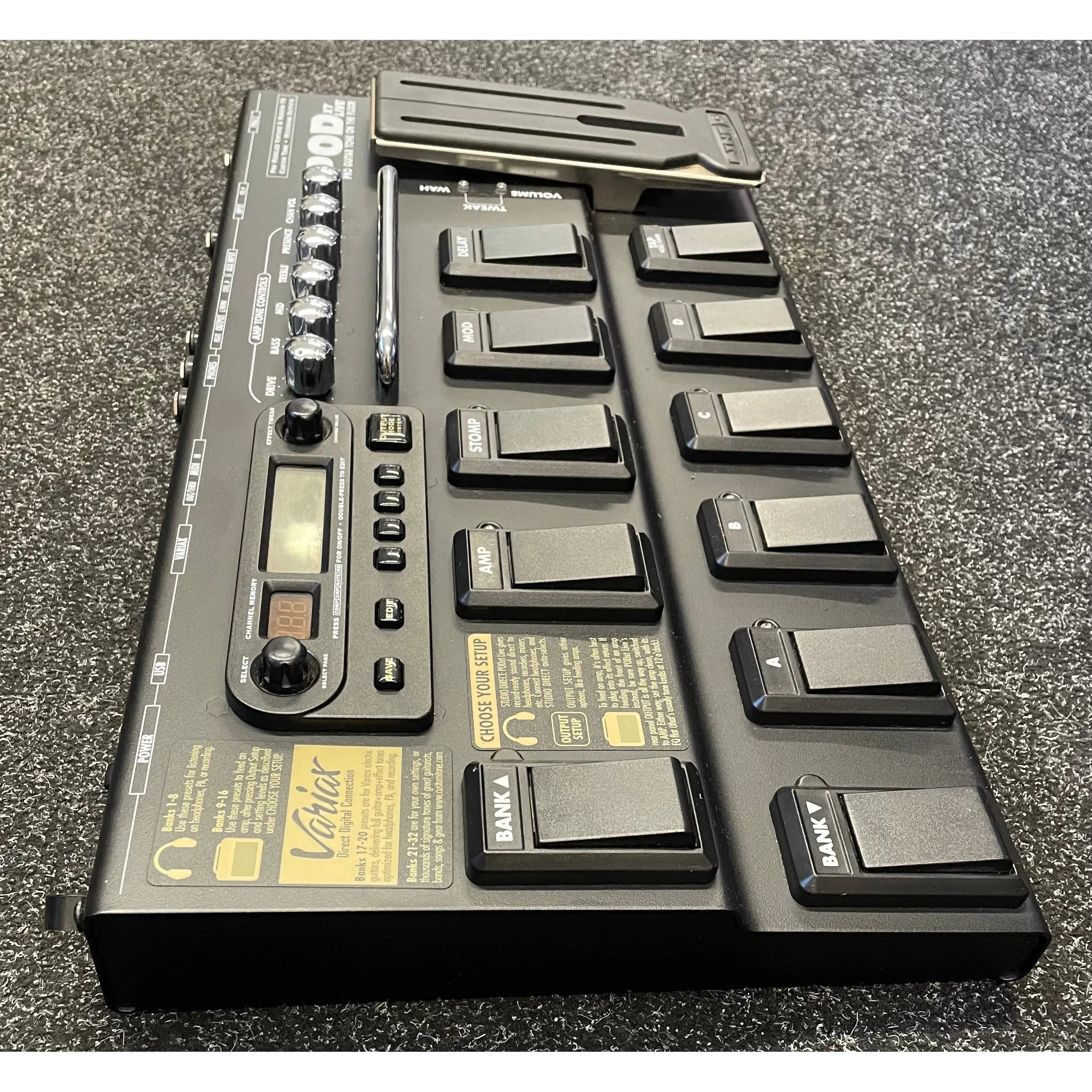 Line 6 POD XT Live Multi Effects Pedal for Guitar Pre-Owned