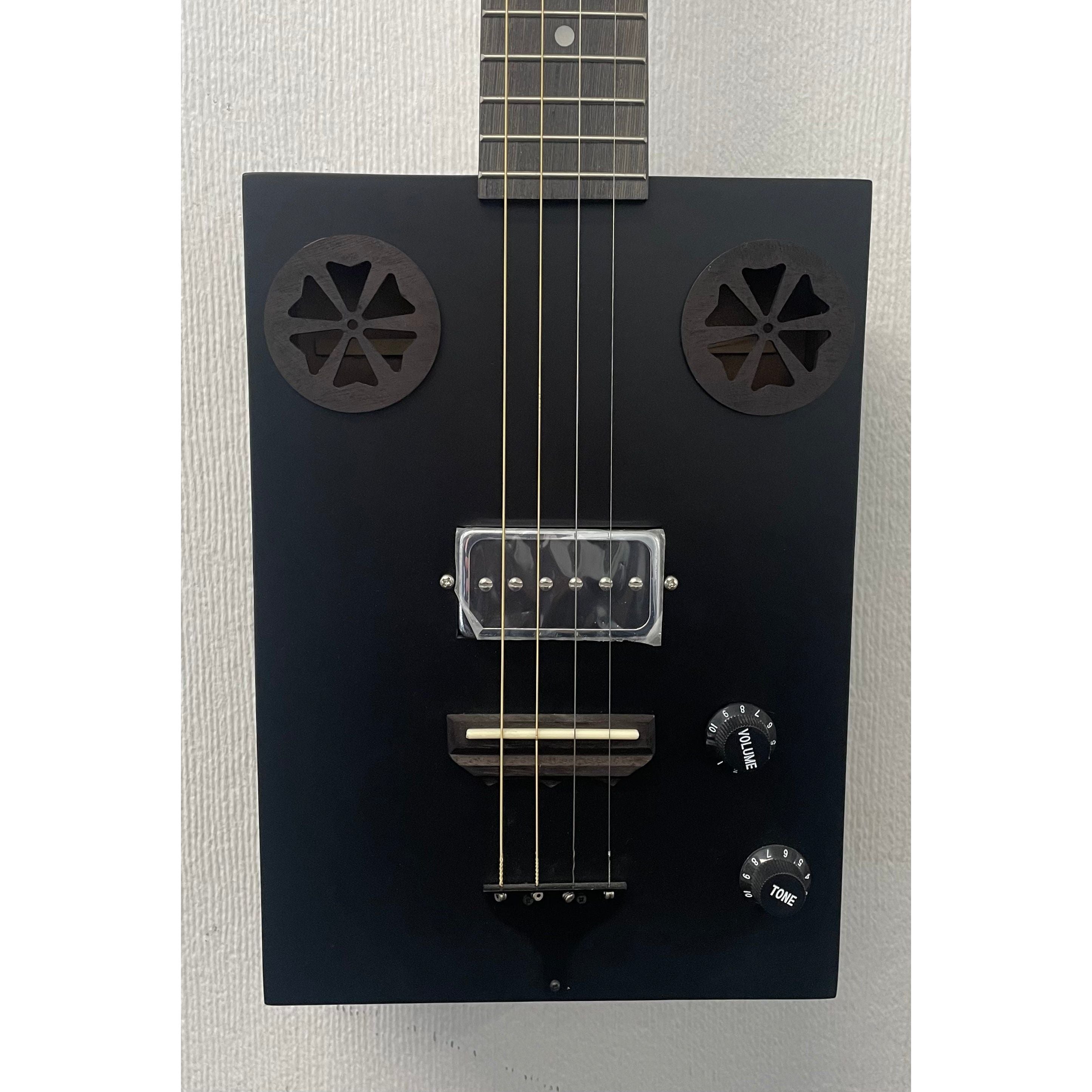 J.N Guitars Cask Hogscoal Acoustic/Electric Cigar Box Guitar - B Stock