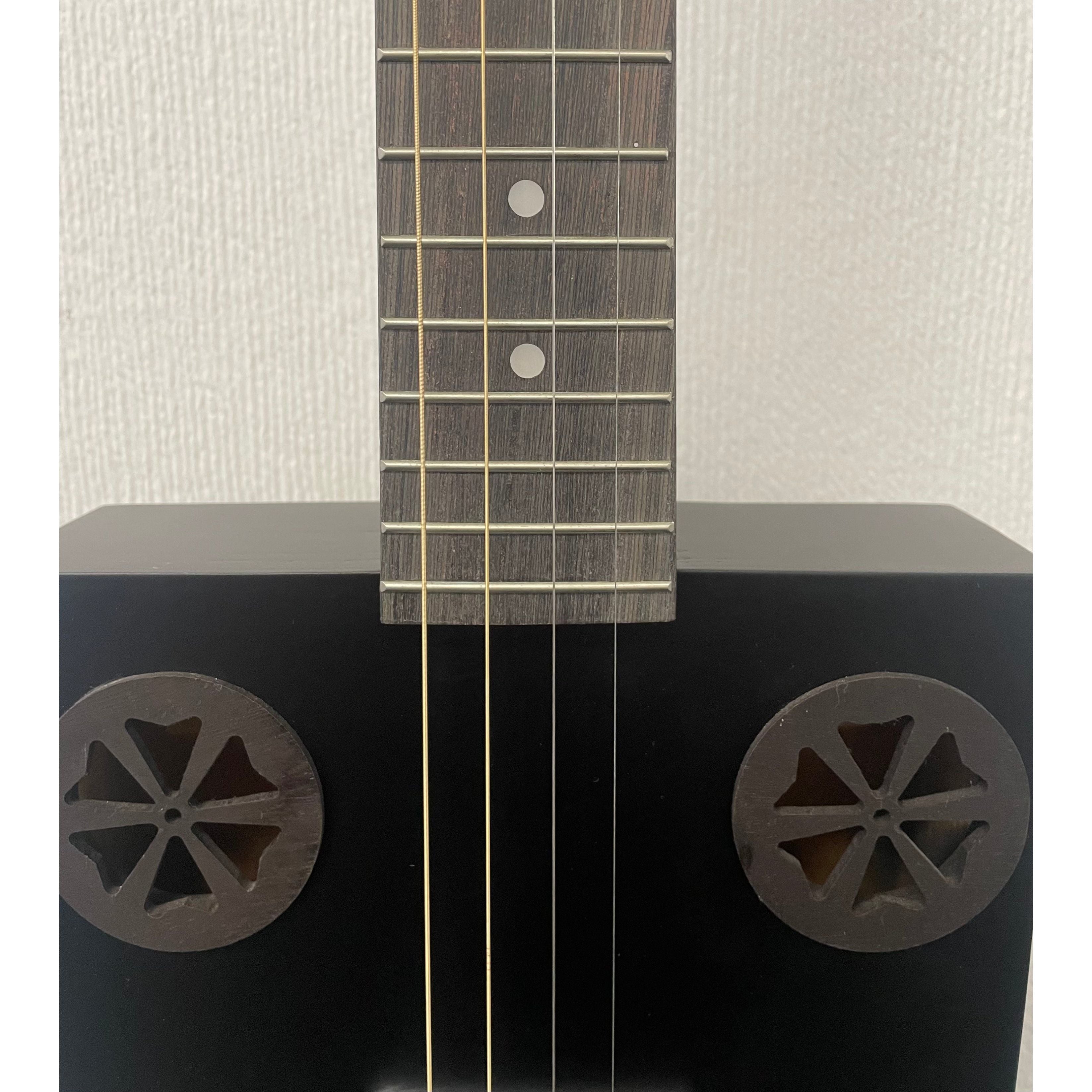 J.N Guitars Cask Hogscoal Acoustic/Electric Cigar Box Guitar - B Stock