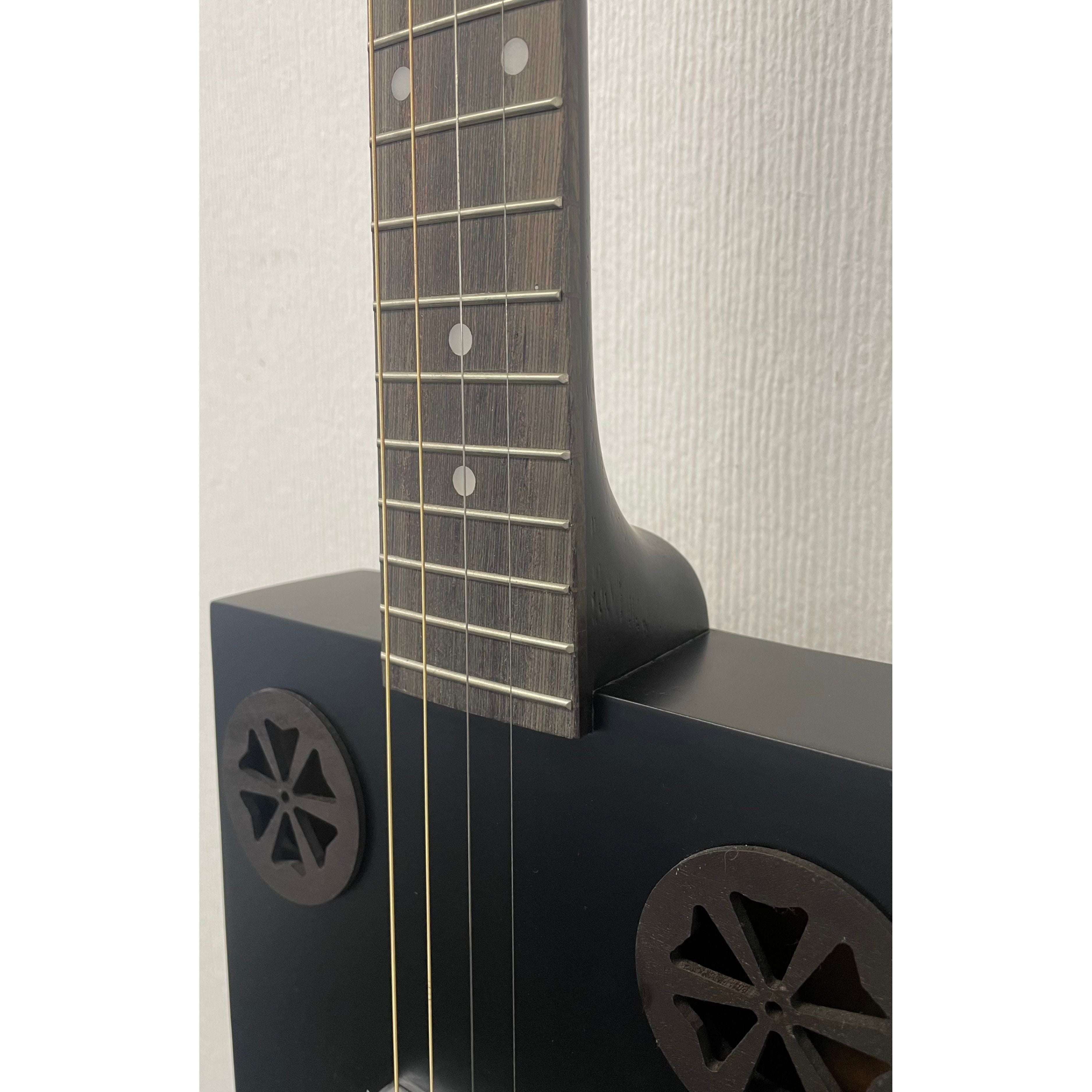 J.N Guitars Cask Hogscoal Acoustic/Electric Cigar Box Guitar - B Stock