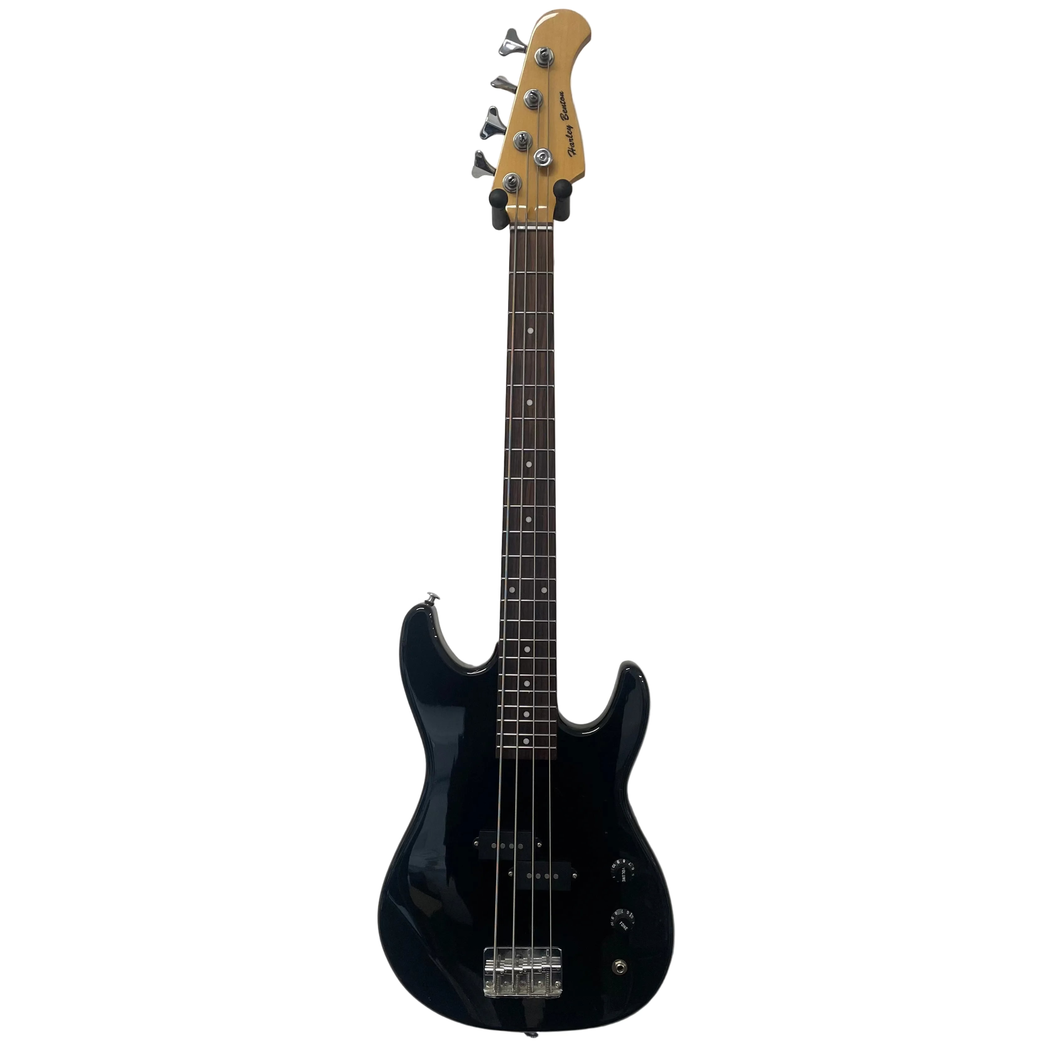 Harley Benton Short Scale Precision Style Bass Guitar in Black Pre-Owned