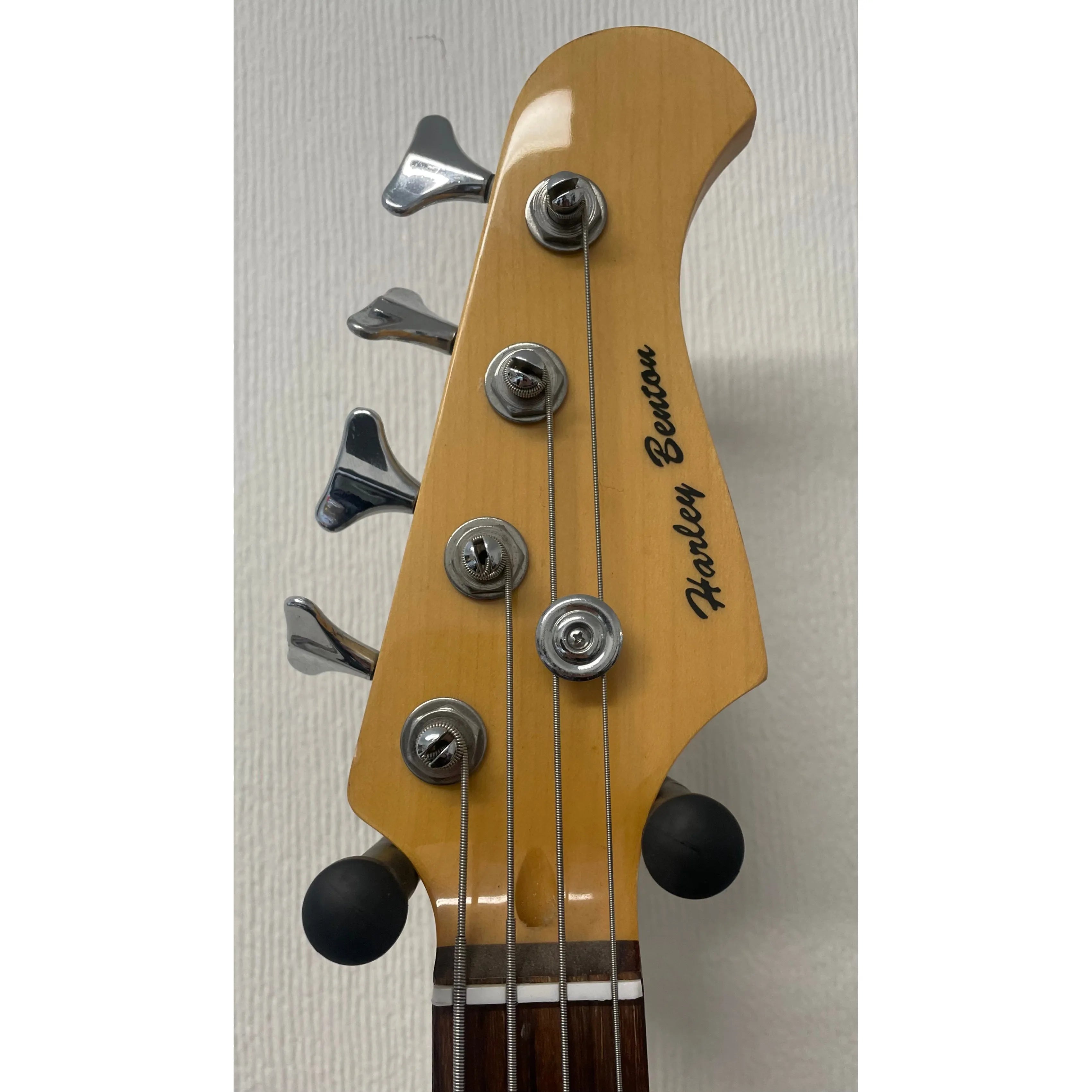 Harley Benton Short Scale Precision Style Bass Guitar in Black Pre-Owned