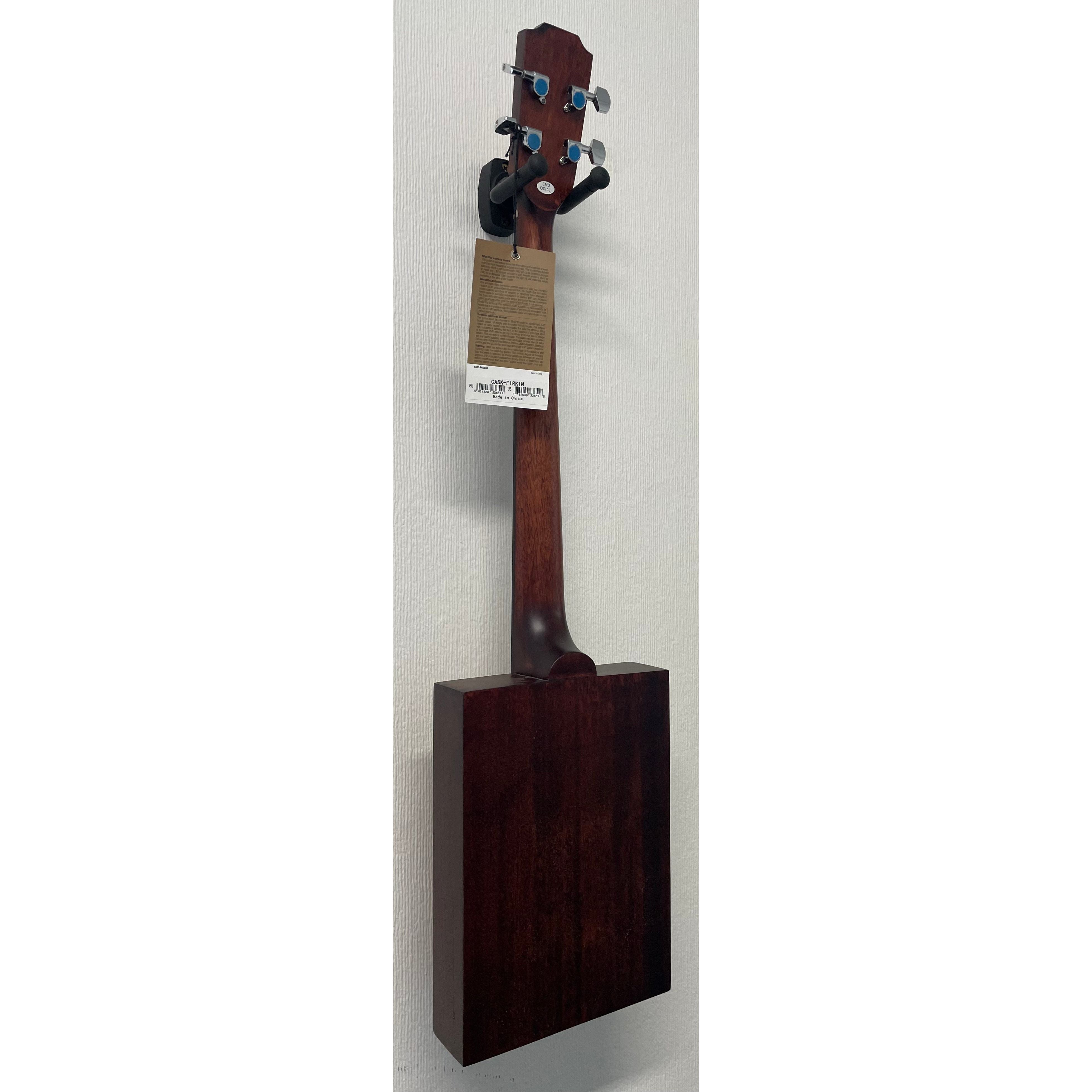 J.N Guitars Cask Firkin Acoustic Cigar Box Guitar in Sunburst - B Stock