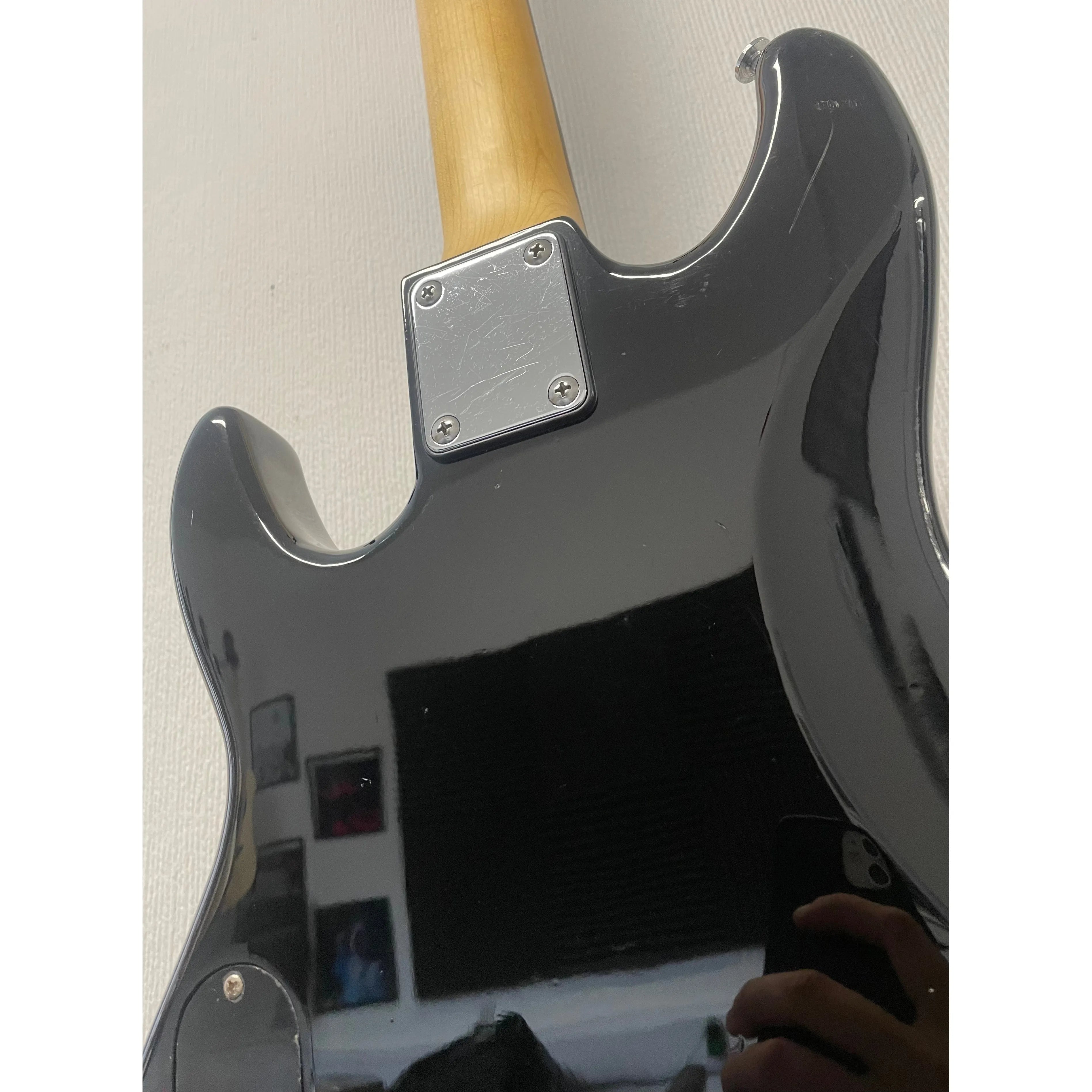 Harley Benton Short Scale Precision Style Bass Guitar in Black Pre-Owned