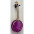Gold Tone Gem Banjolele in Pink Pre-Owned