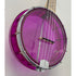 Gold Tone Gem Banjolele in Pink Pre-Owned