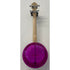 Gold Tone Gem Banjolele in Pink Pre-Owned