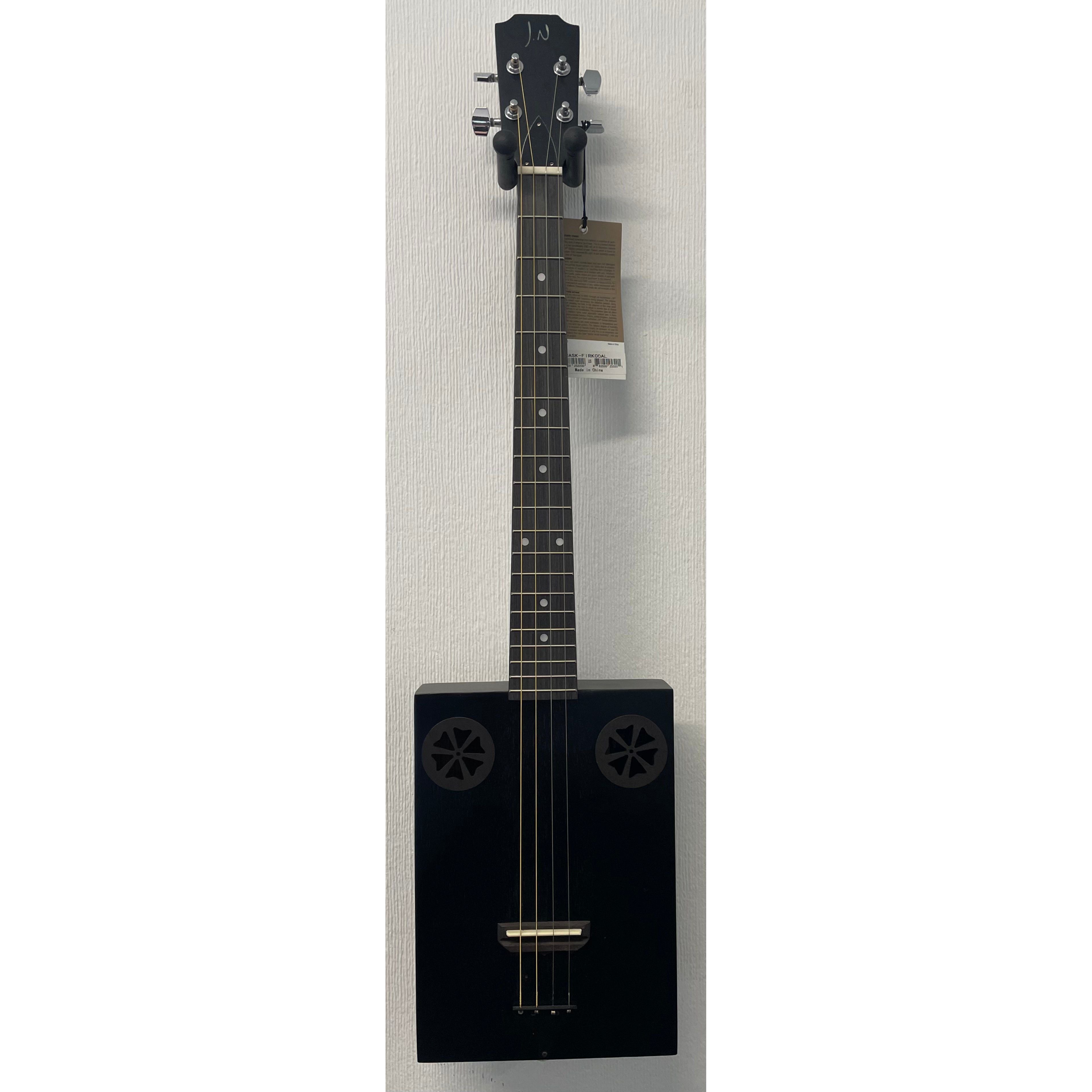 J.N Guitars Cask Firkcoal Acoustic Cigar Box Guitar - B Stock