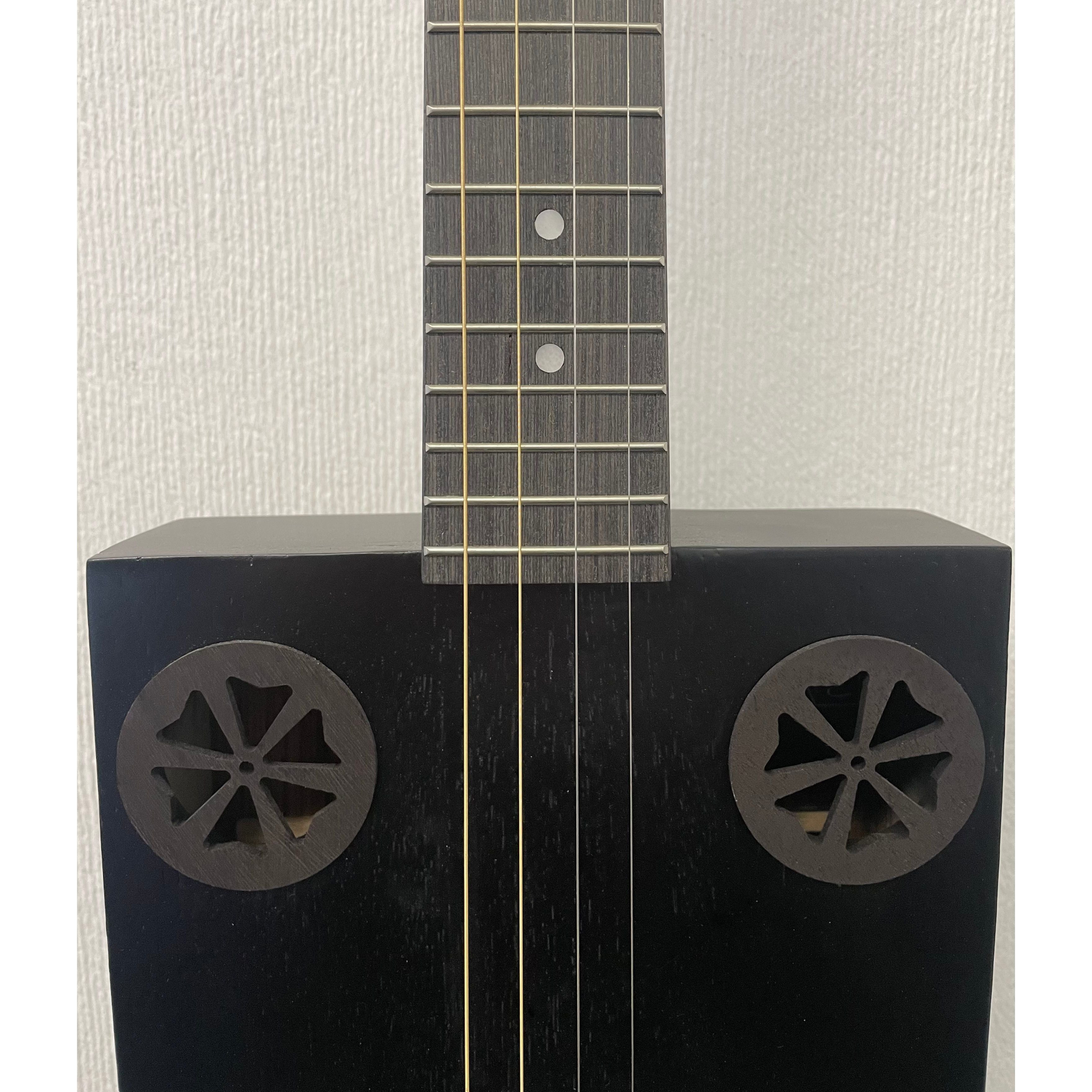 J.N Guitars Cask Firkcoal Acoustic Cigar Box Guitar - B Stock
