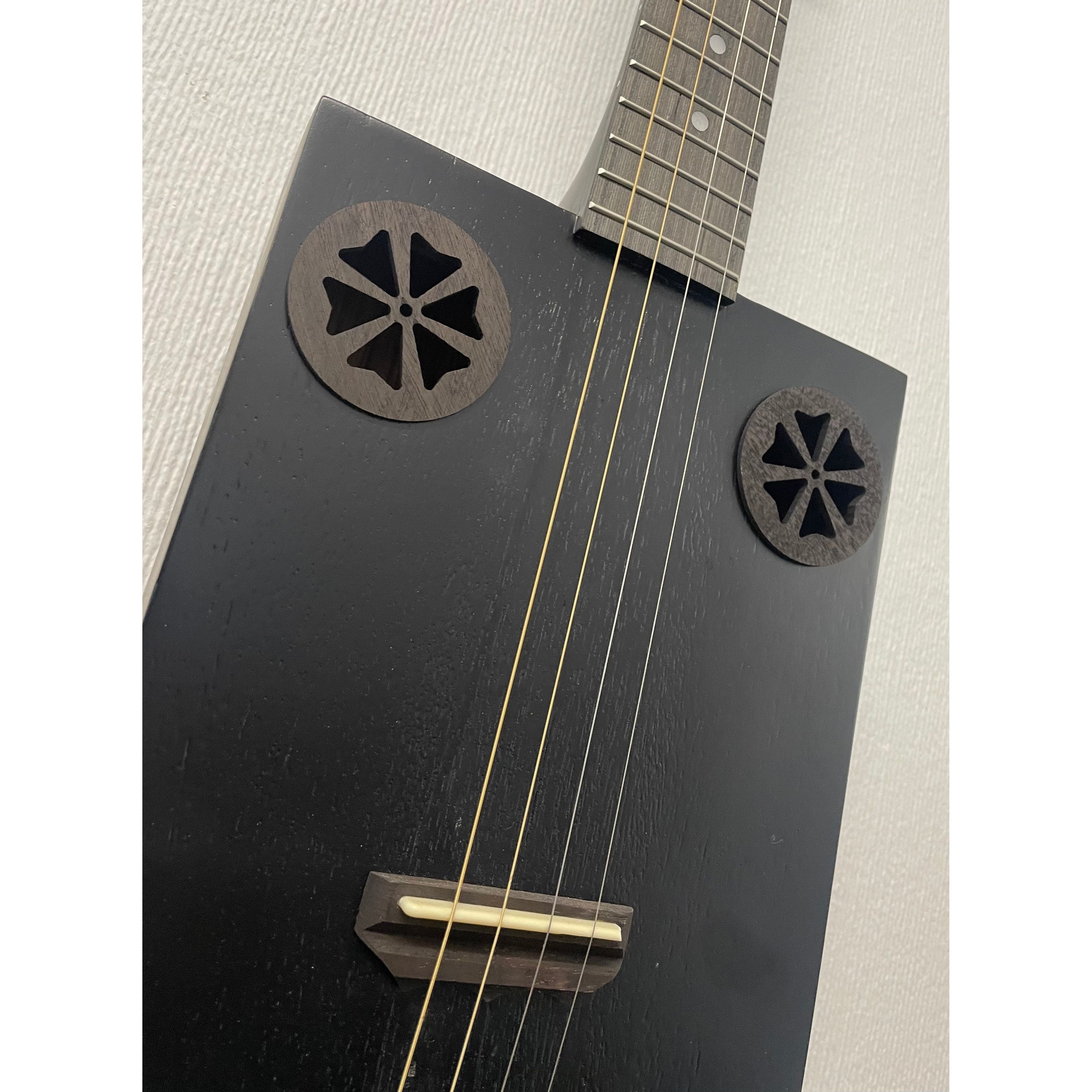 J.N Guitars Cask Firkcoal Acoustic Cigar Box Guitar - B Stock