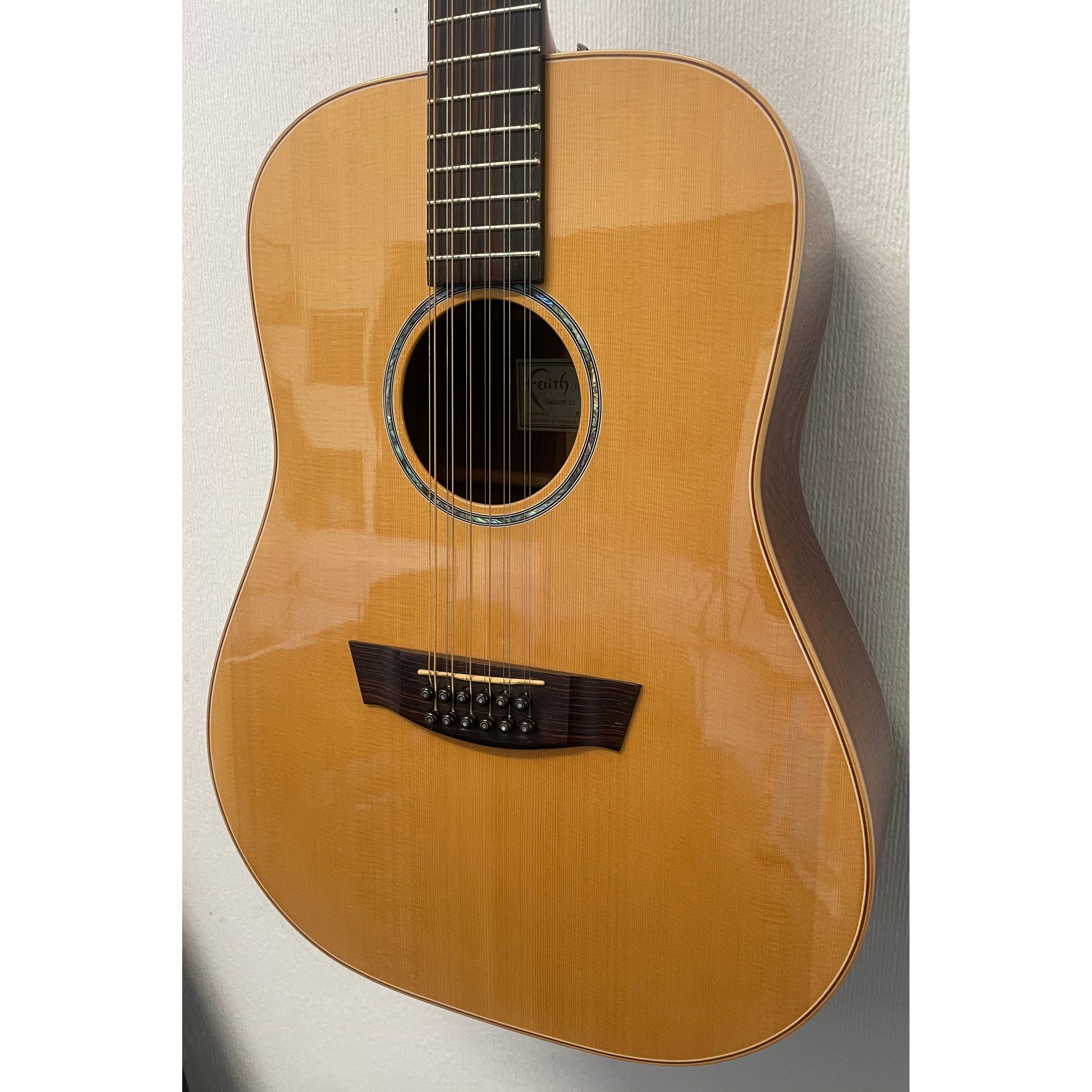 Faith HiGloss Series Saturn 12 String Electro Acoustic with Hardcase Pre-Owned