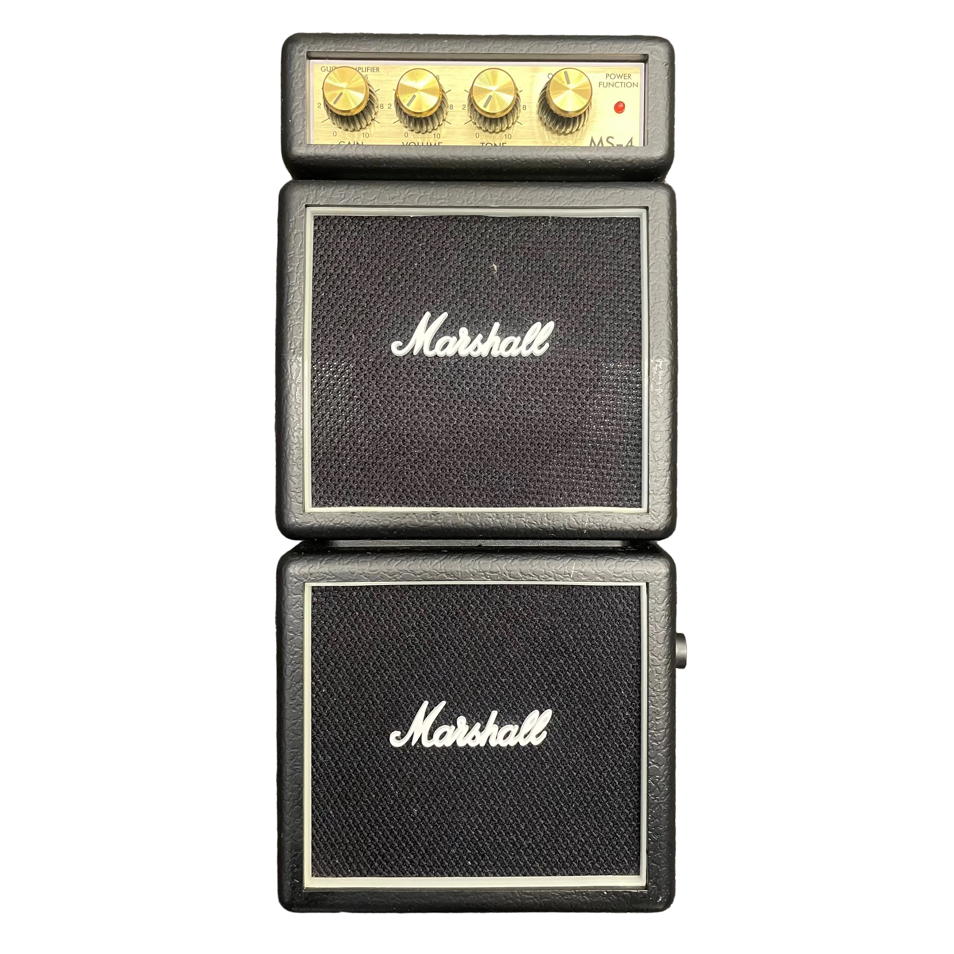 Marshall MS-4 Mini Battery Powered Portable Amplifier for Electric Guitar with Power Supply Pre-Owned