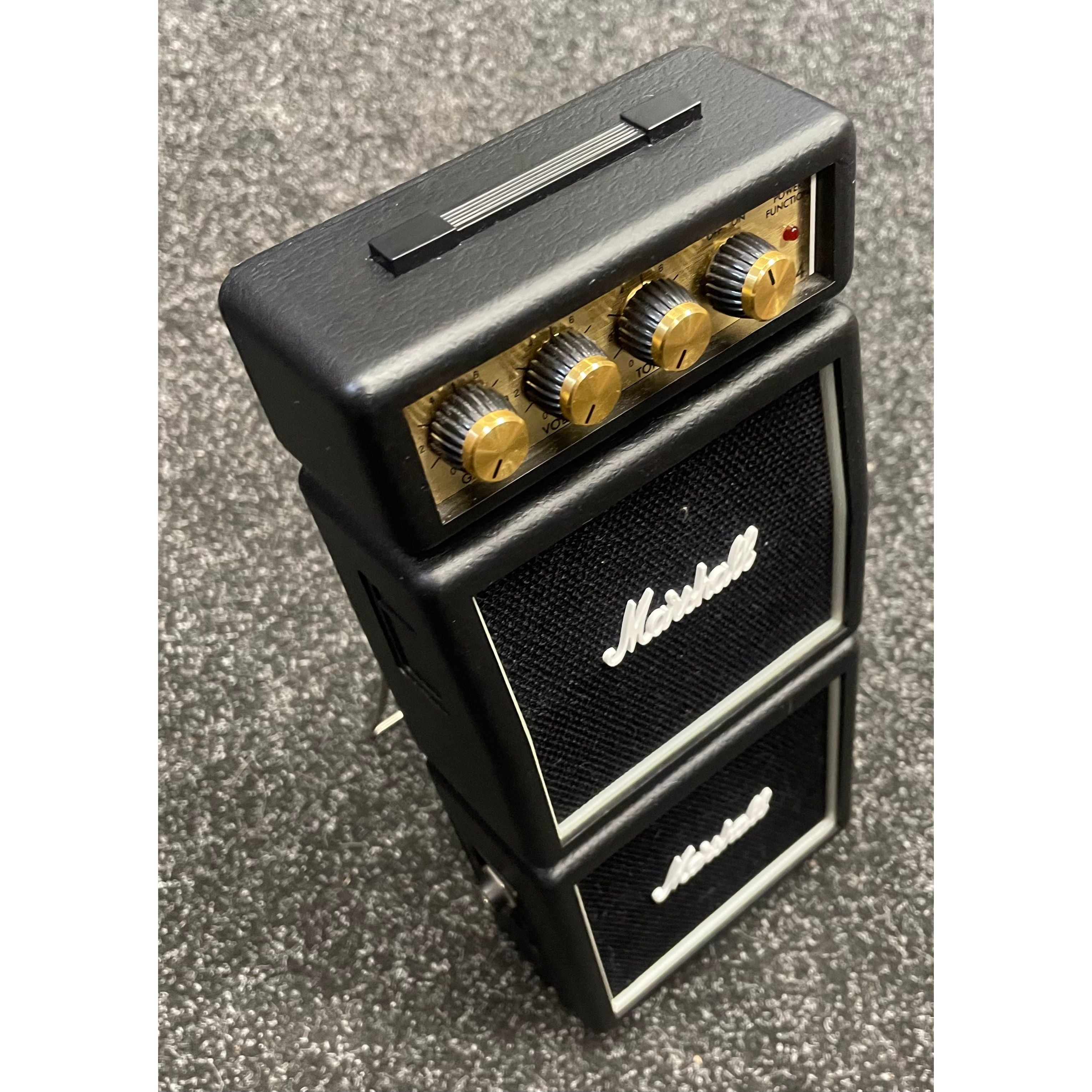 Marshall MS-4 Mini Battery Powered Portable Amplifier for Electric Guitar with Power Supply Pre-Owned