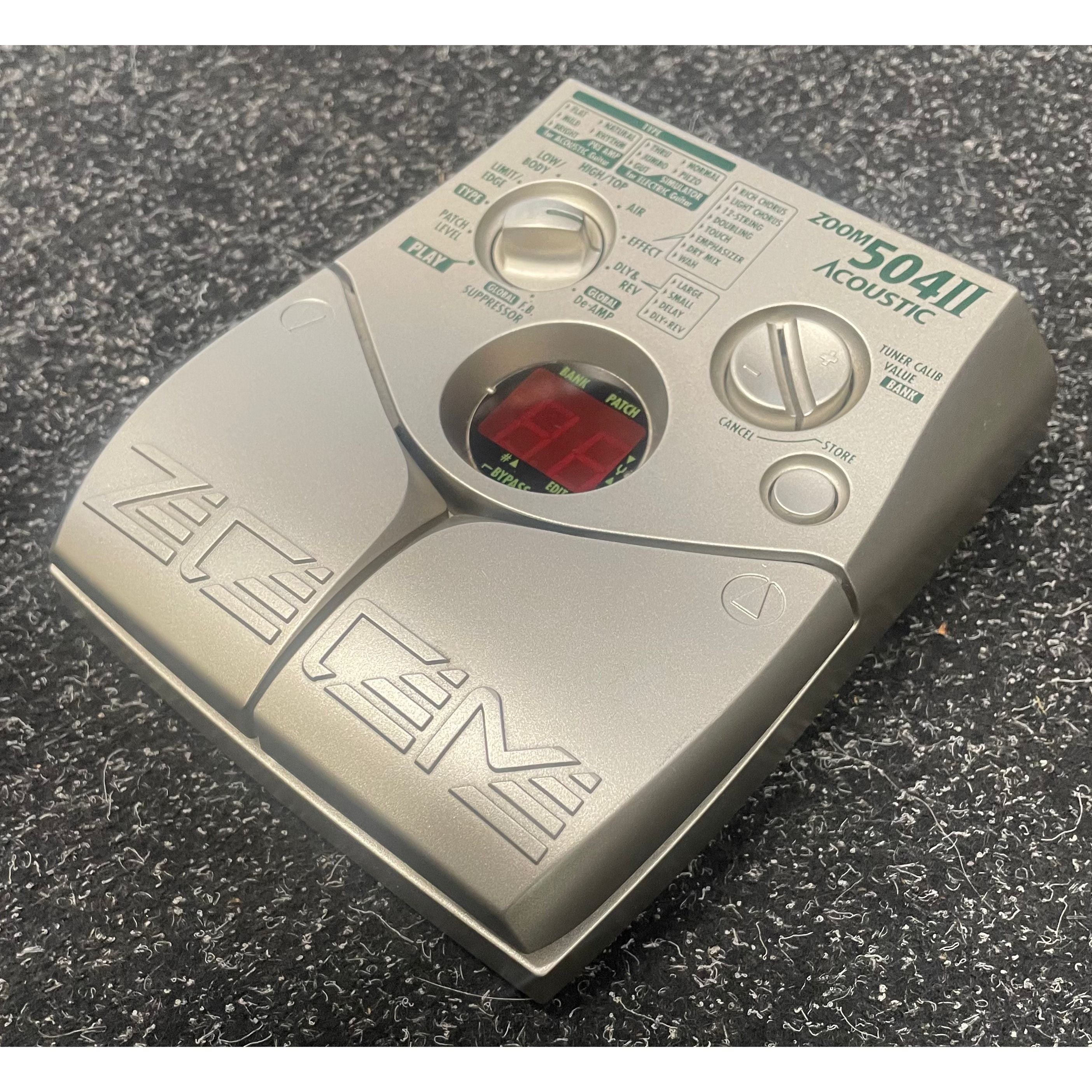 Zoom 504 II Acoustic Multi Effects Pedal Pre-Owned