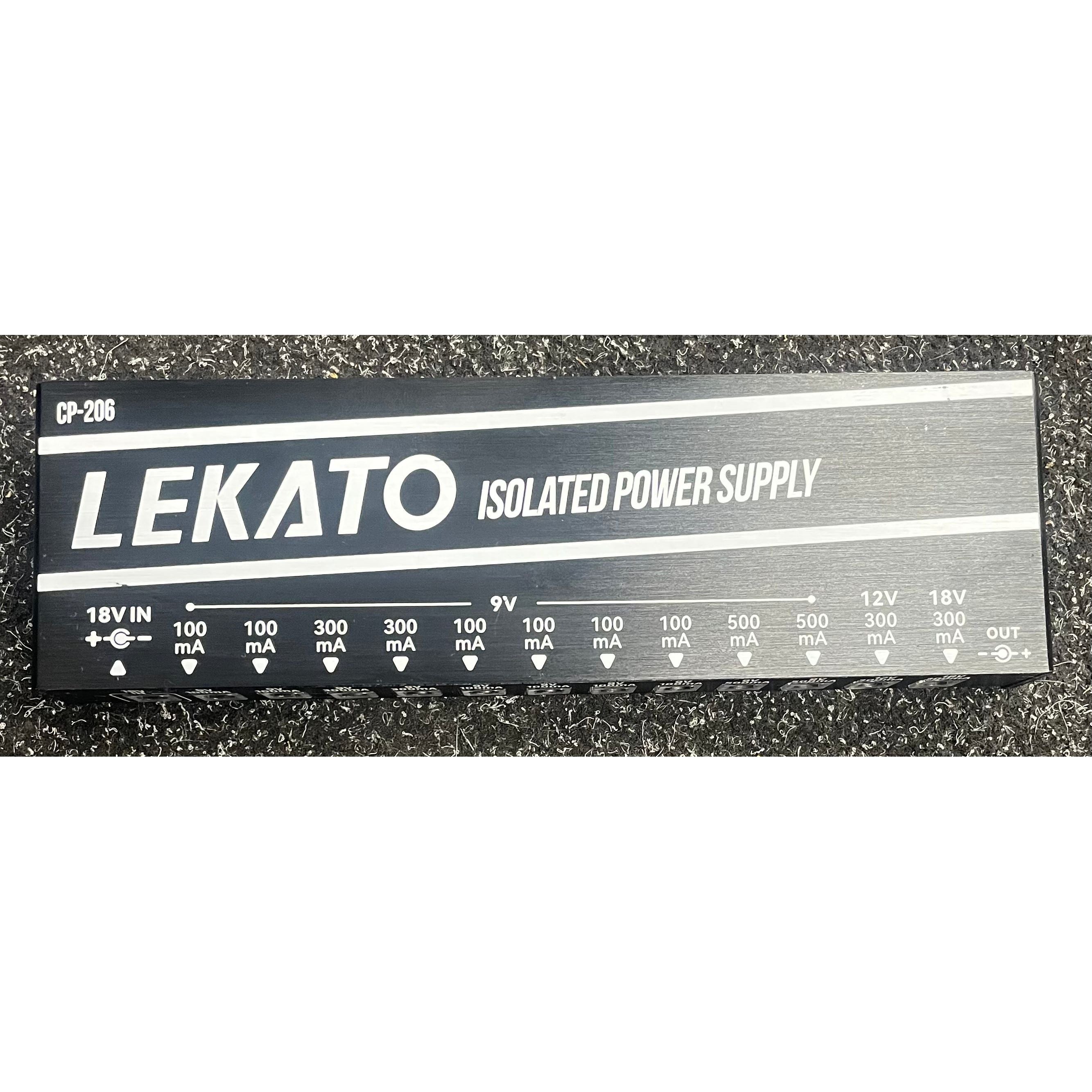 Harley Benton Spaceship 80 Pedalboard & Lekato CP-206 Isolated Power Supply Pre-Owned