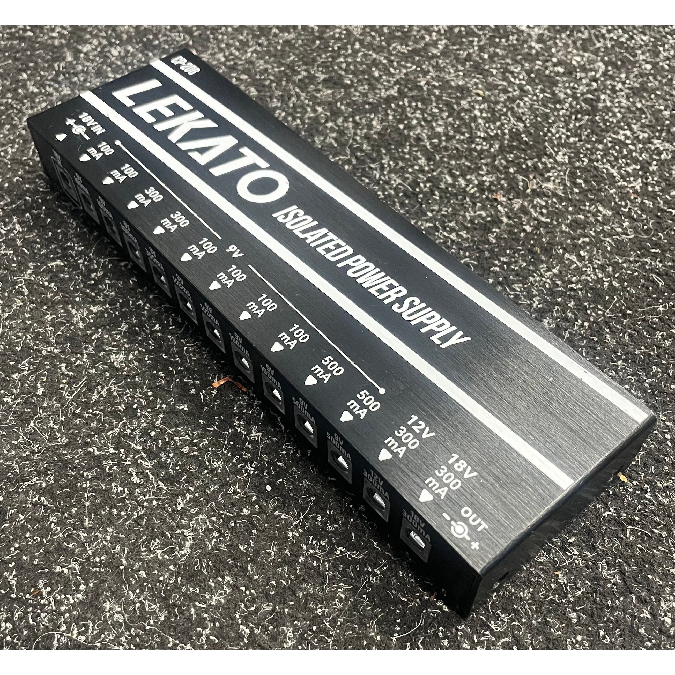 Harley Benton Spaceship 80 Pedalboard & Lekato CP-206 Isolated Power Supply Pre-Owned