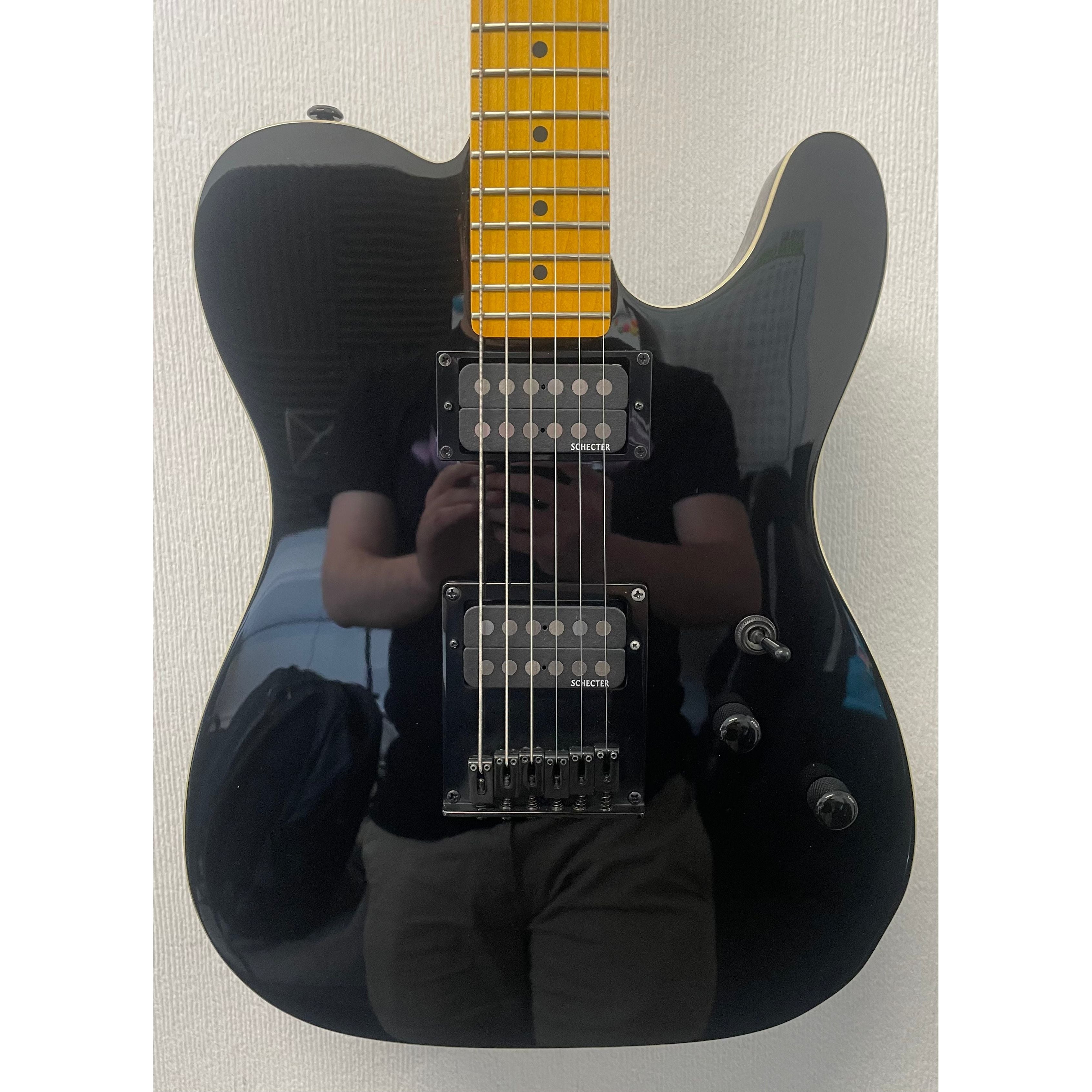 Schecter Diamond Series PT-MM Electric Guitar in Gloss Black with Hardcase Pre-Owned