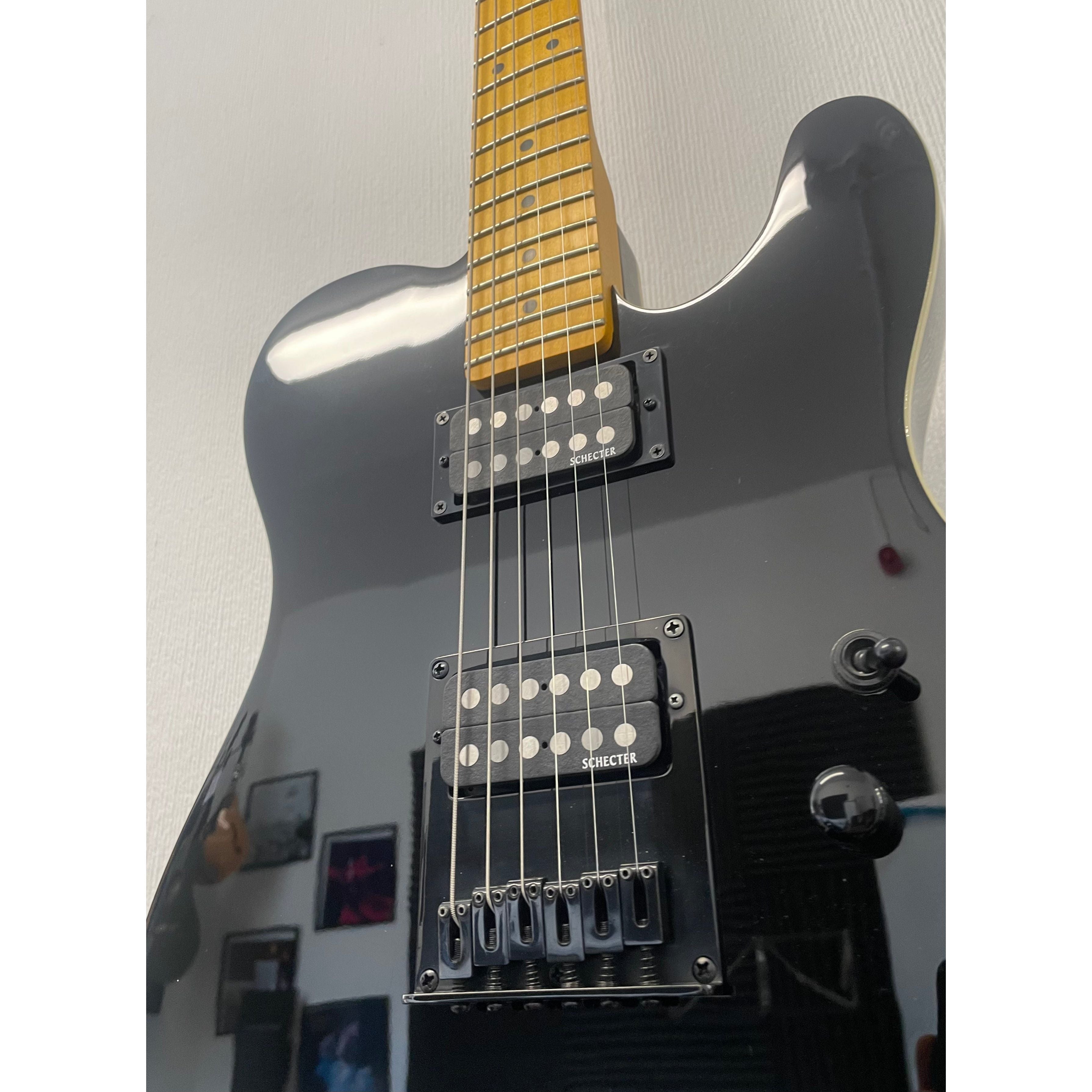 Schecter Diamond Series PT-MM Electric Guitar in Gloss Black with Hardcase Pre-Owned