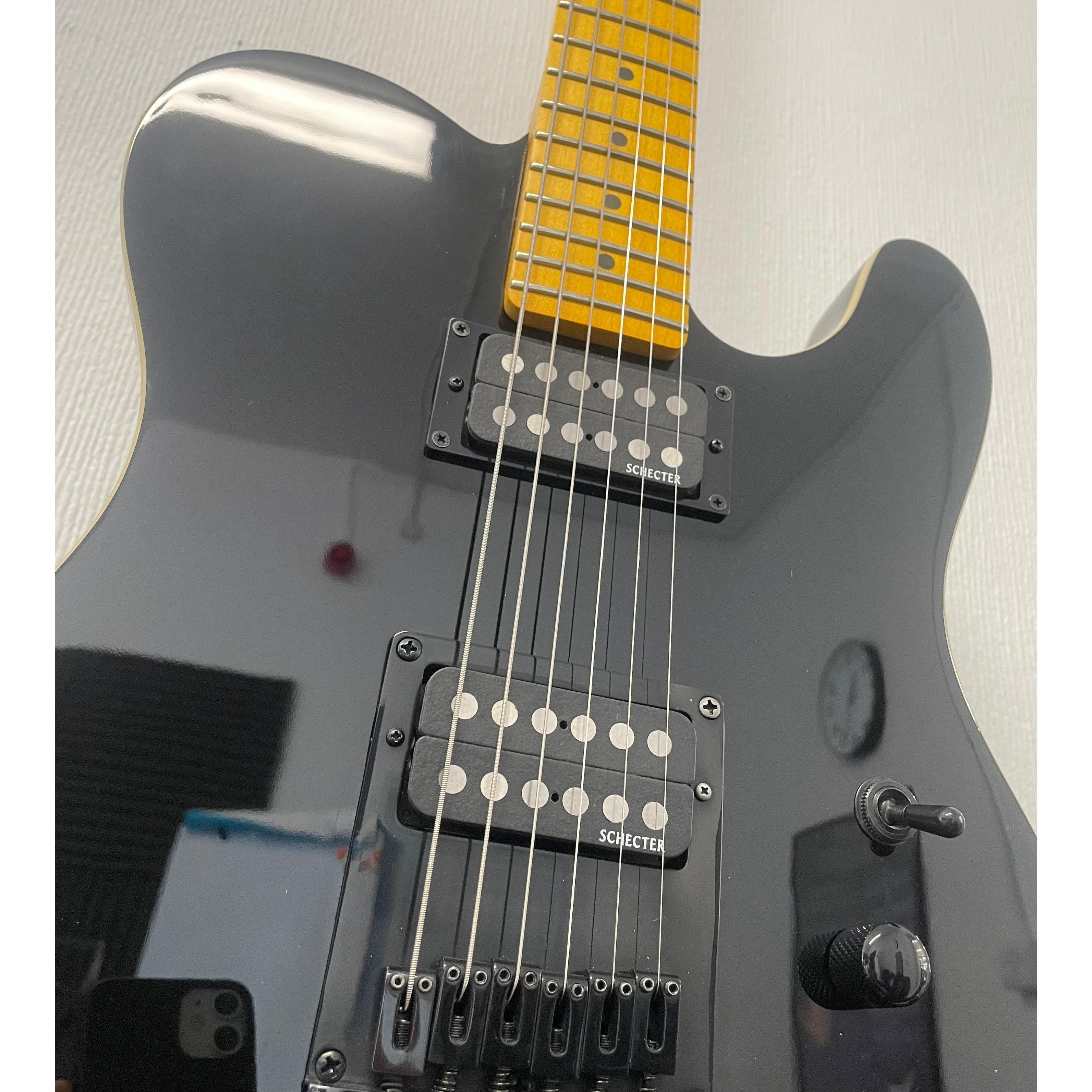 Schecter Diamond Series PT-MM Electric Guitar in Gloss Black with Hardcase Pre-Owned