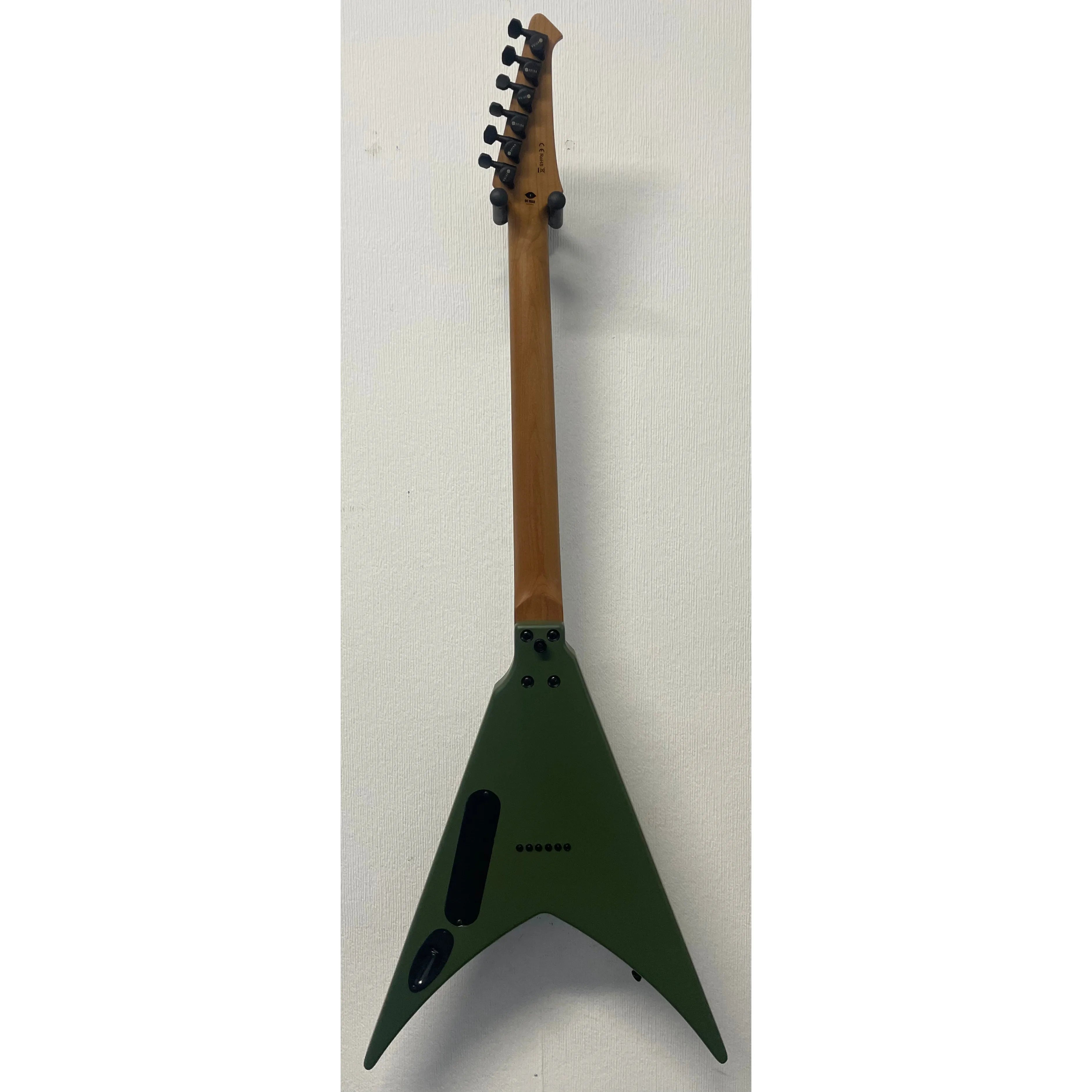 Spira Guitars Flying V Electric Guitar V-400 MGR Satin Dark Green Pre-Owned