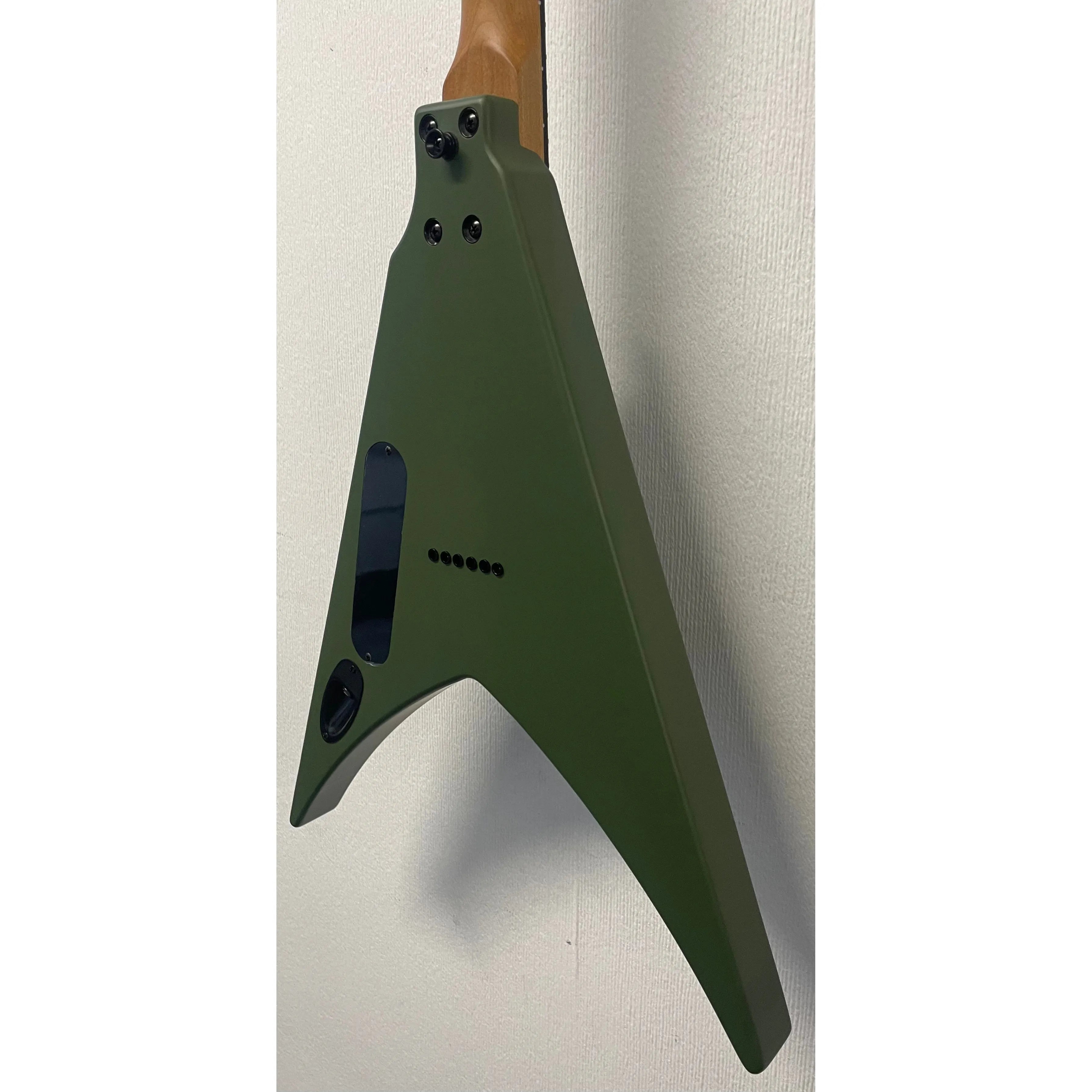 Spira Guitars Flying V Electric Guitar V-400 MGR Satin Dark Green Pre-Owned