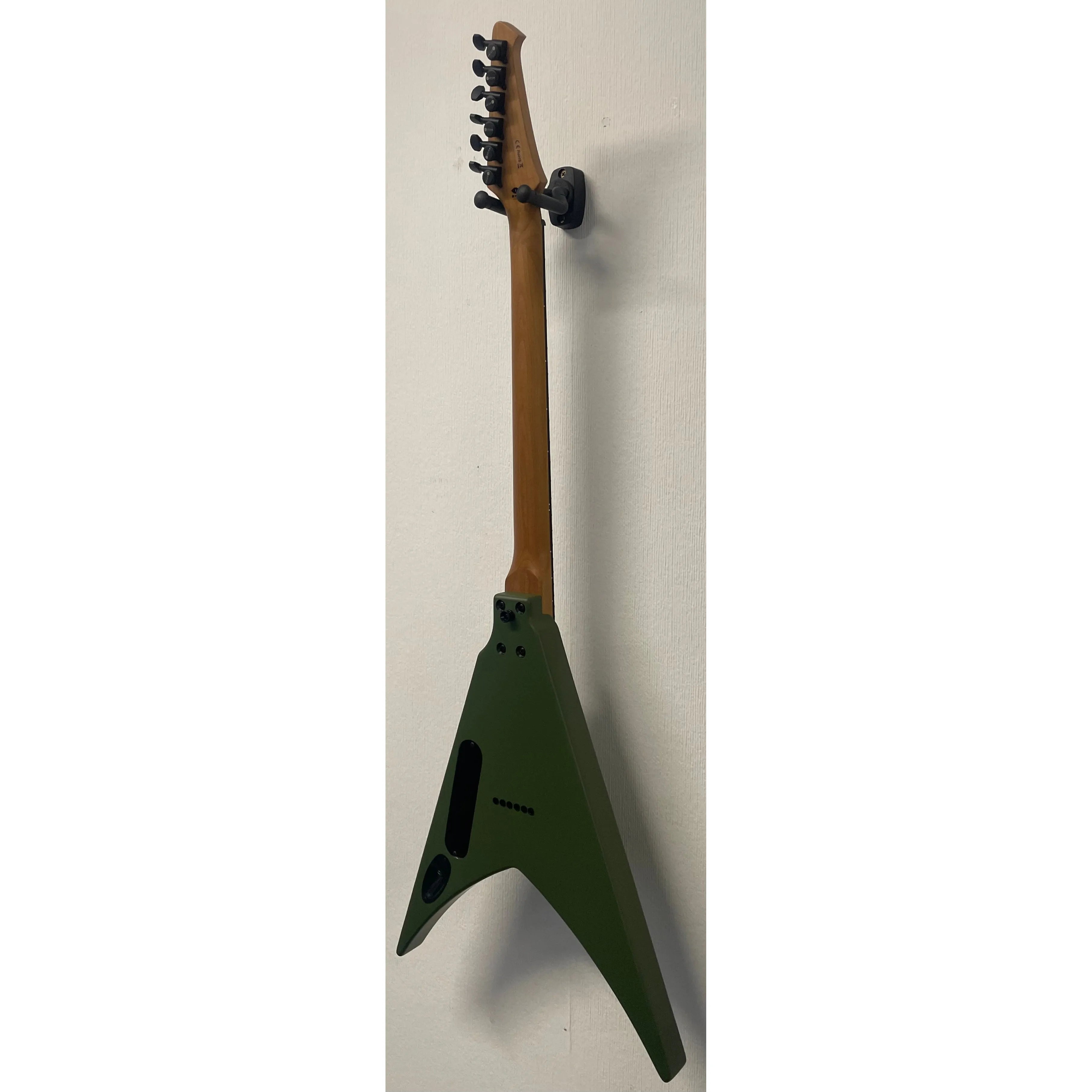 Spira Guitars Flying V Electric Guitar V-400 MGR Satin Dark Green Pre-Owned