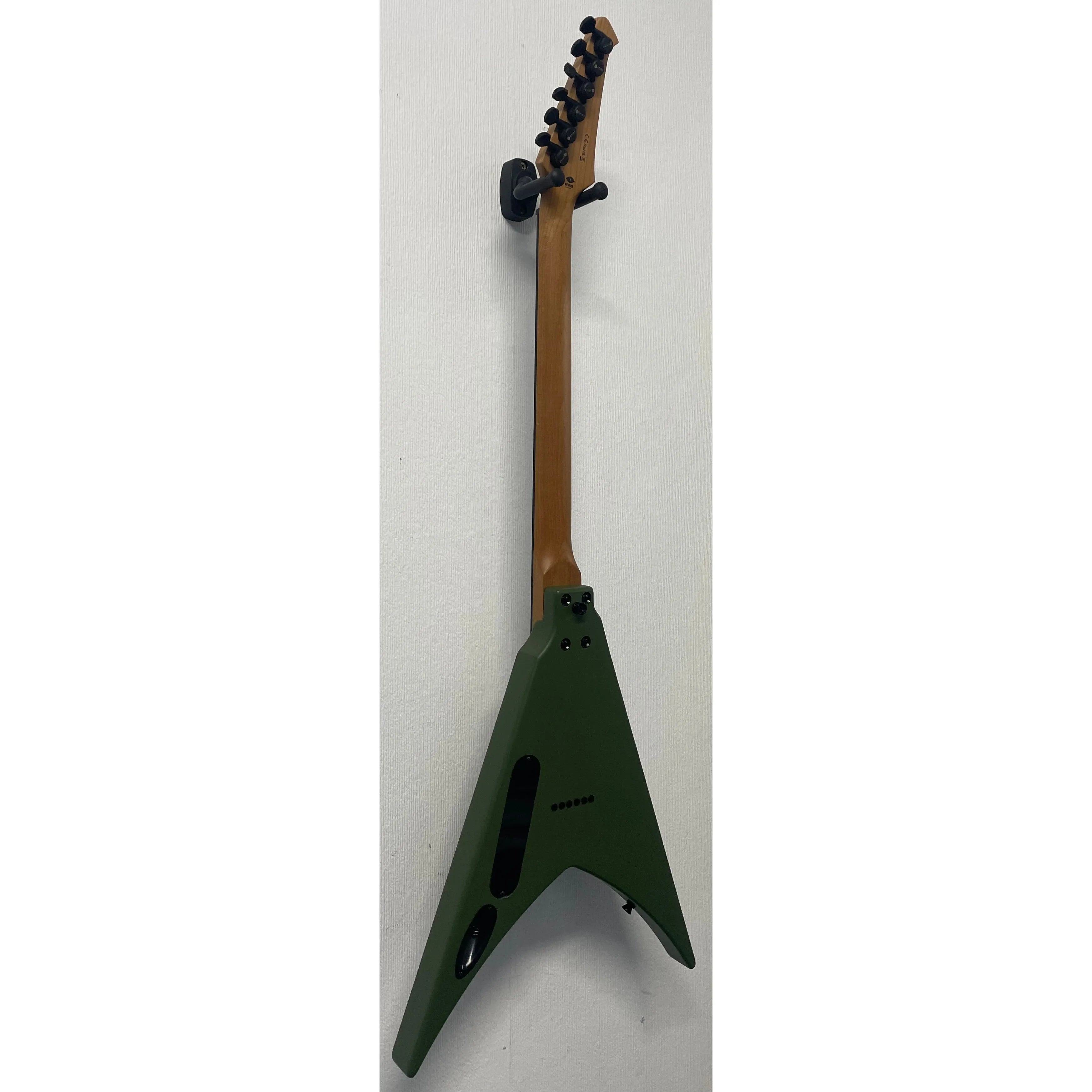 Spira Guitars Flying V Electric Guitar V-400 MGR Satin Dark Green Pre-Owned