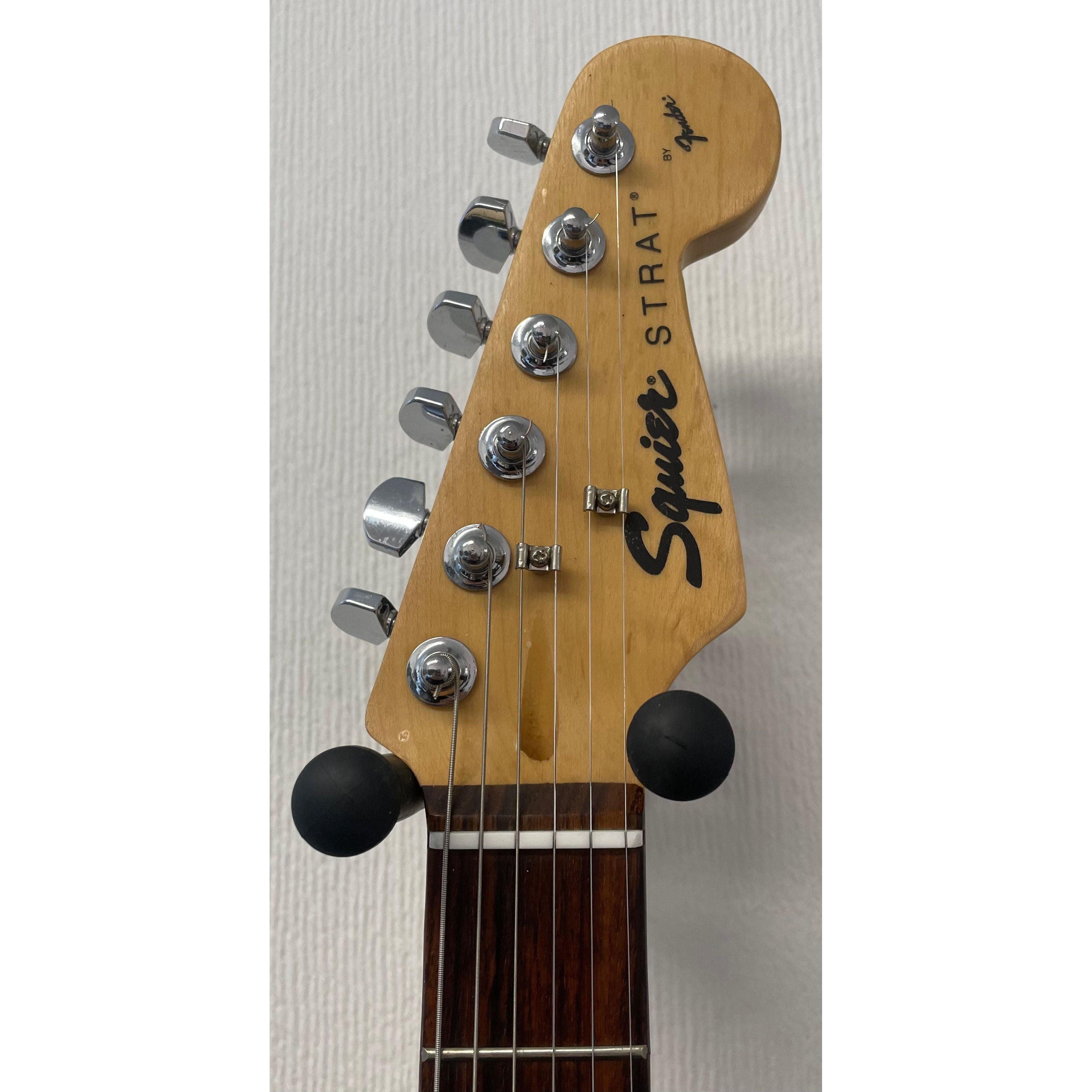 Squier By Fender Stratocaster 1990's in Gloss Black with Gigbag Pre-Owned