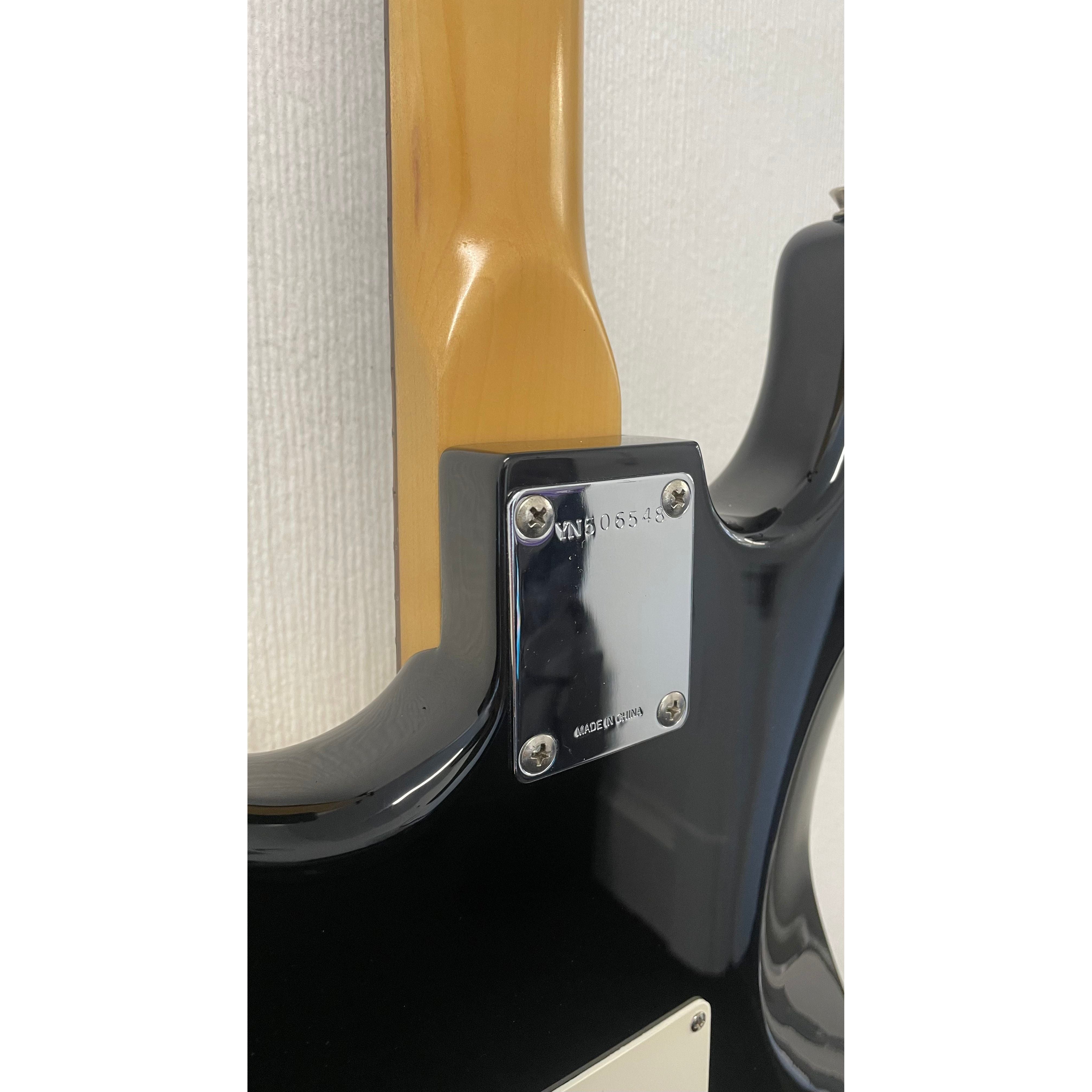 Squier By Fender Stratocaster 1990's in Gloss Black with Gigbag Pre-Owned
