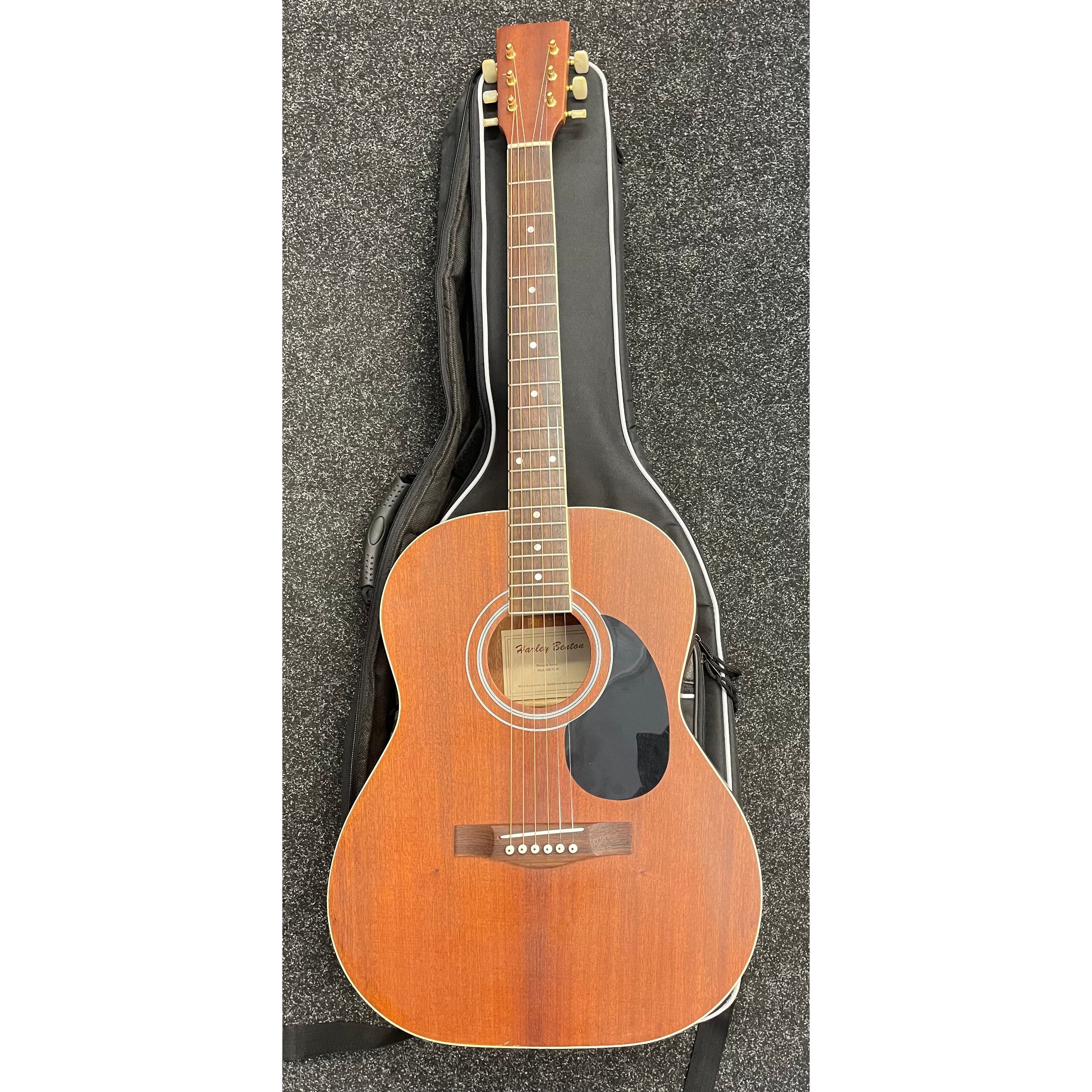 Harley Benton HBCG45 Acoustic Guitar in Natural Satin with Gigbag Pre-Owned