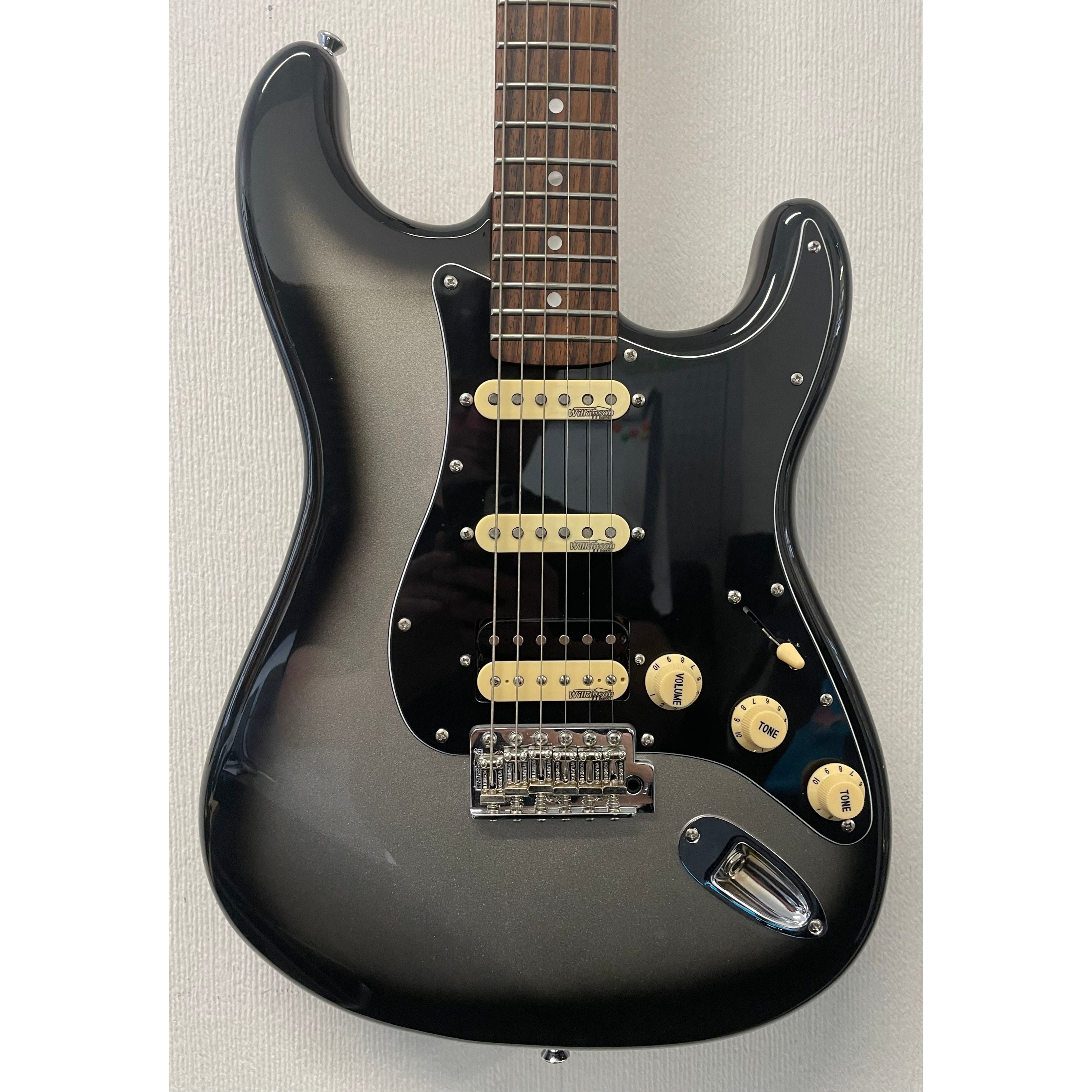 Vintage 25th Anniversary VS6 Stratocaster Style Electric Guitar in Limited Edition Silverburst with Gigbag Pre-Owned