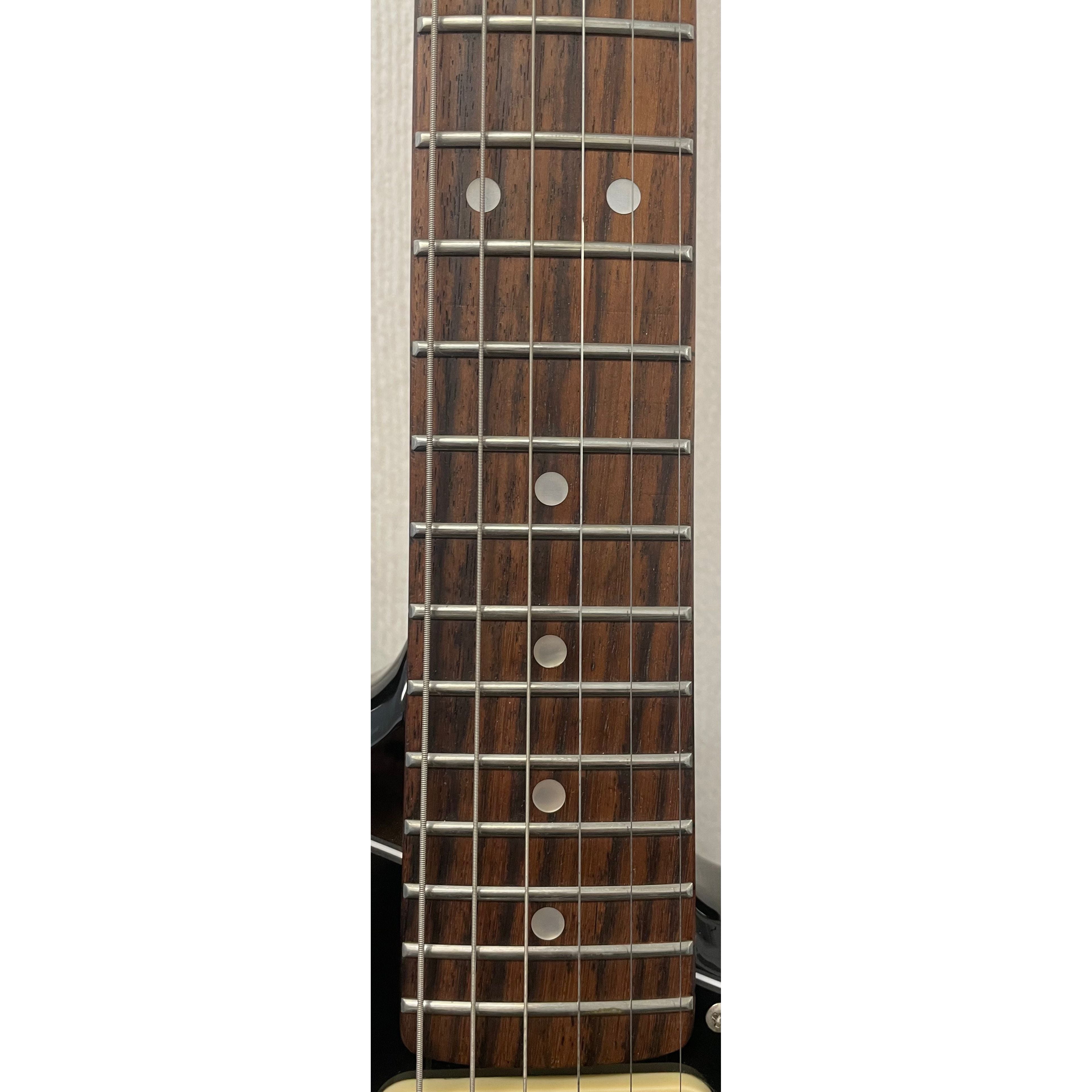 Vintage 25th Anniversary VS6 Stratocaster Style Electric Guitar in Limited Edition Silverburst with Gigbag Pre-Owned