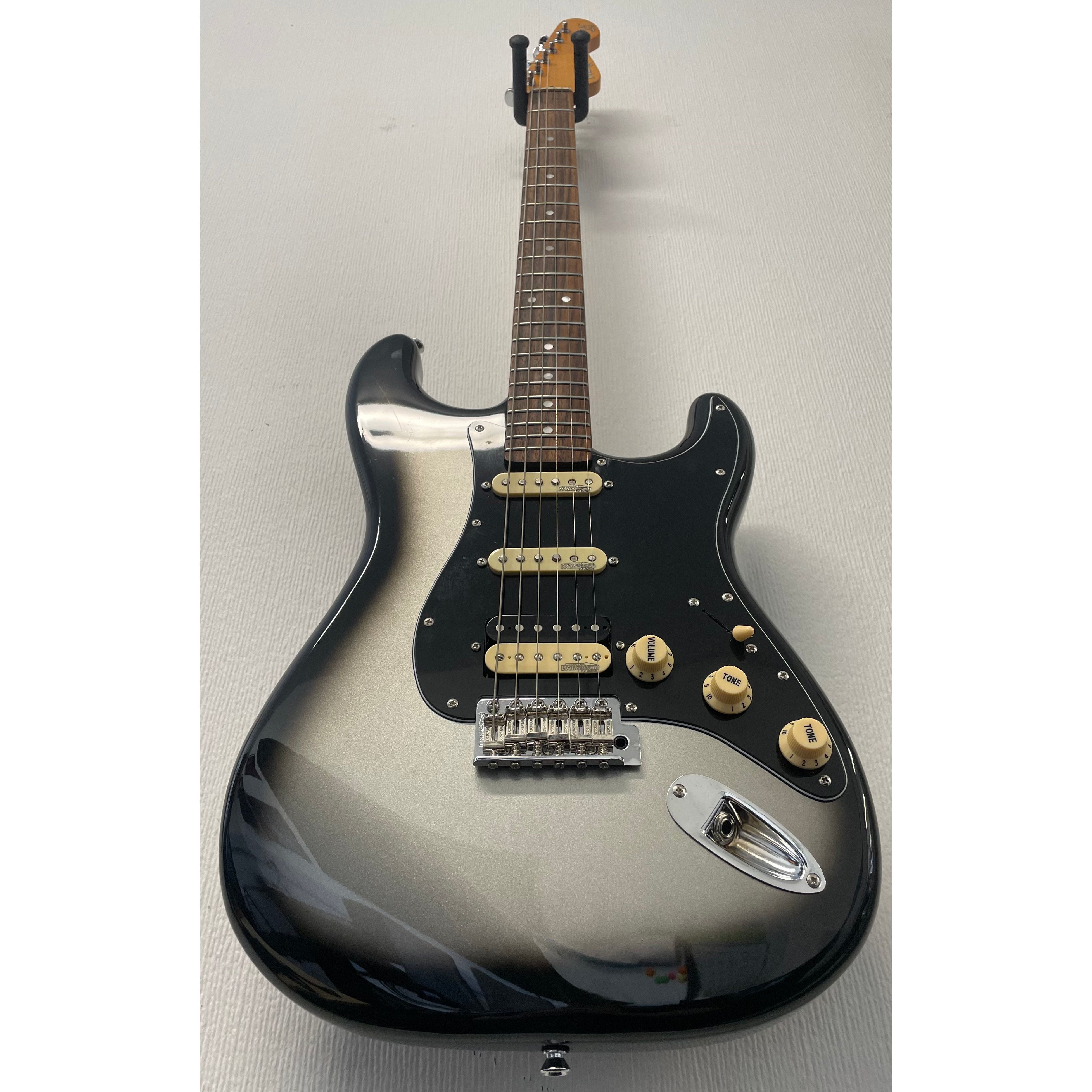 Vintage 25th Anniversary VS6 Stratocaster Style Electric Guitar in Limited Edition Silverburst with Gigbag Pre-Owned