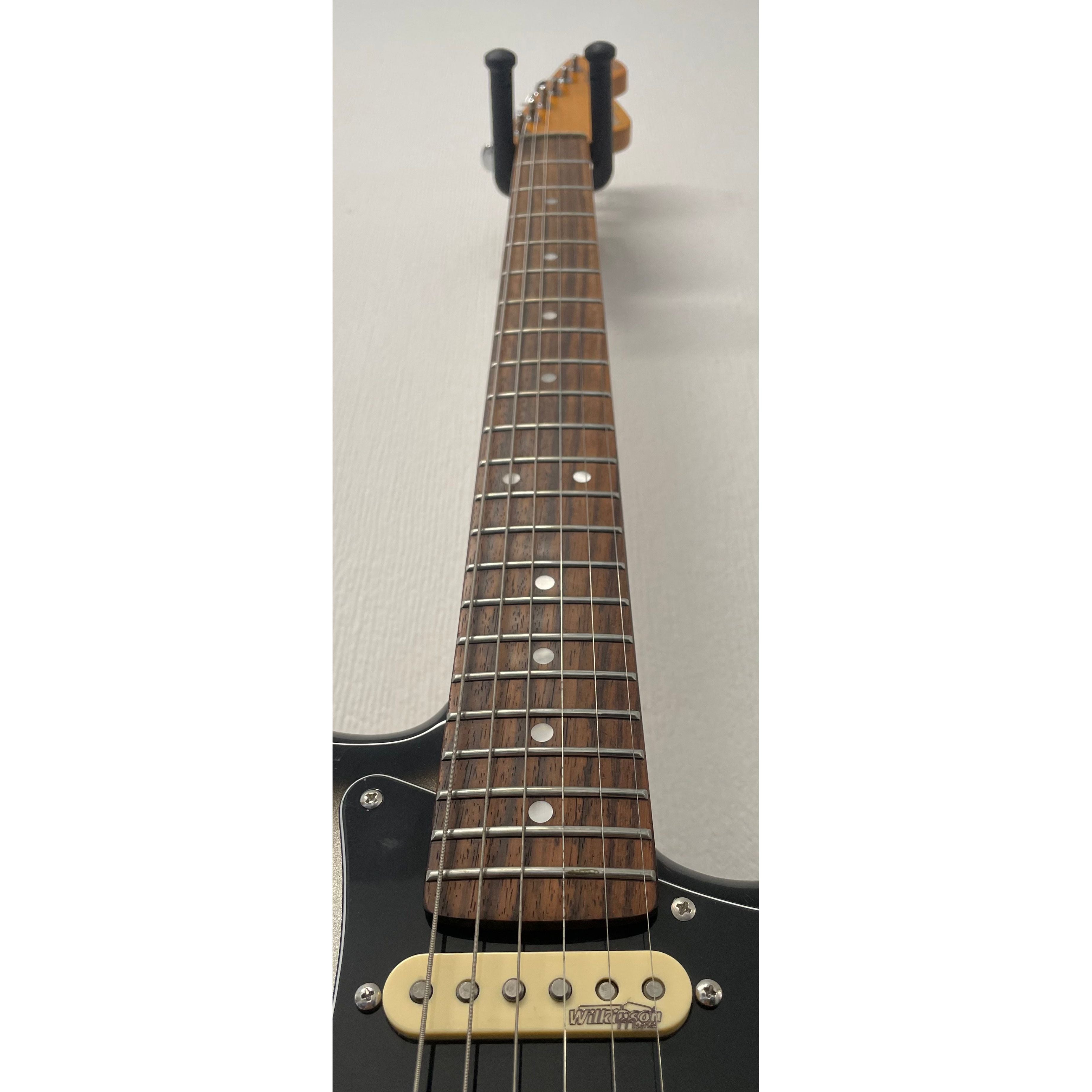 Vintage 25th Anniversary VS6 Stratocaster Style Electric Guitar in Limited Edition Silverburst with Gigbag Pre-Owned