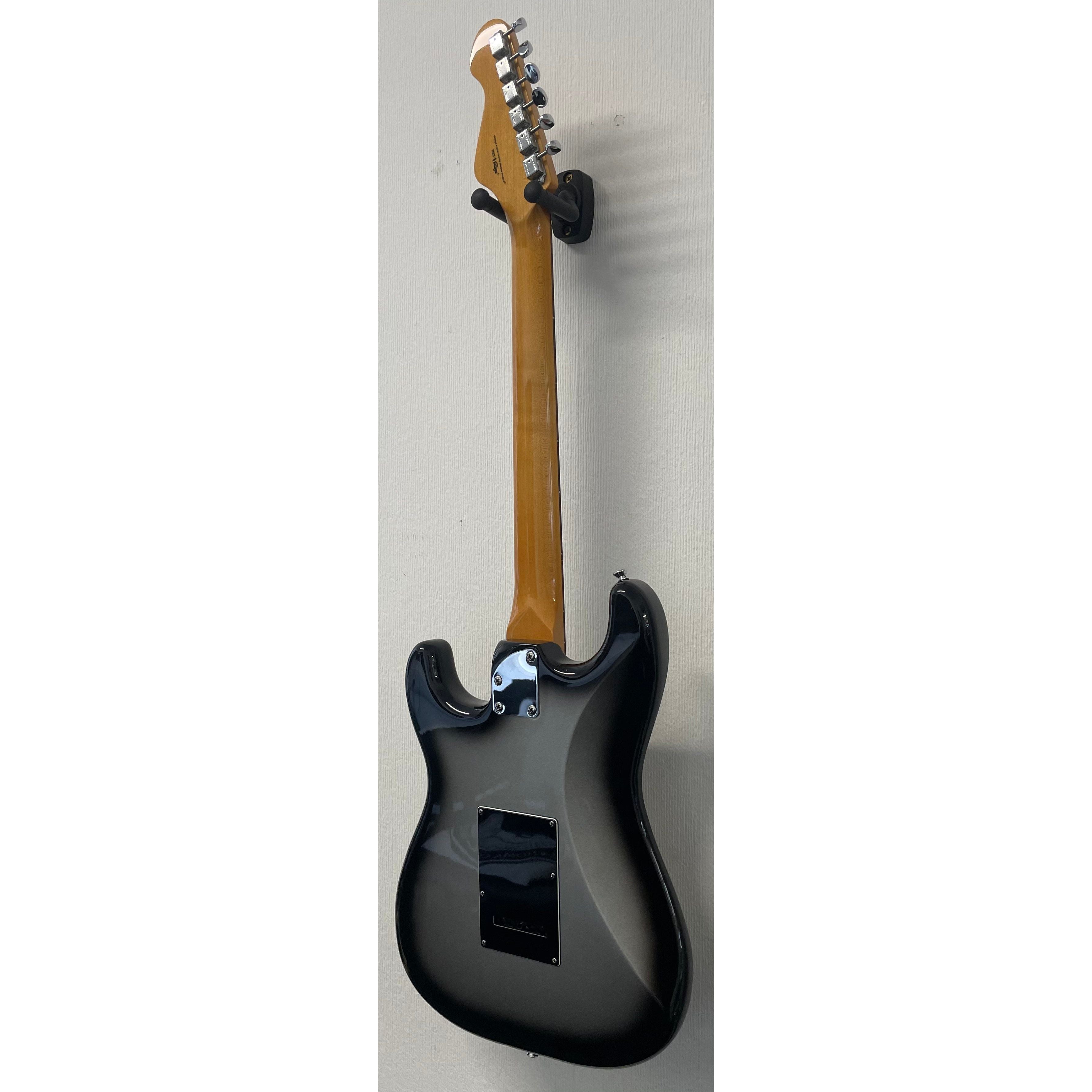 Vintage 25th Anniversary VS6 Stratocaster Style Electric Guitar in Limited Edition Silverburst with Gigbag Pre-Owned