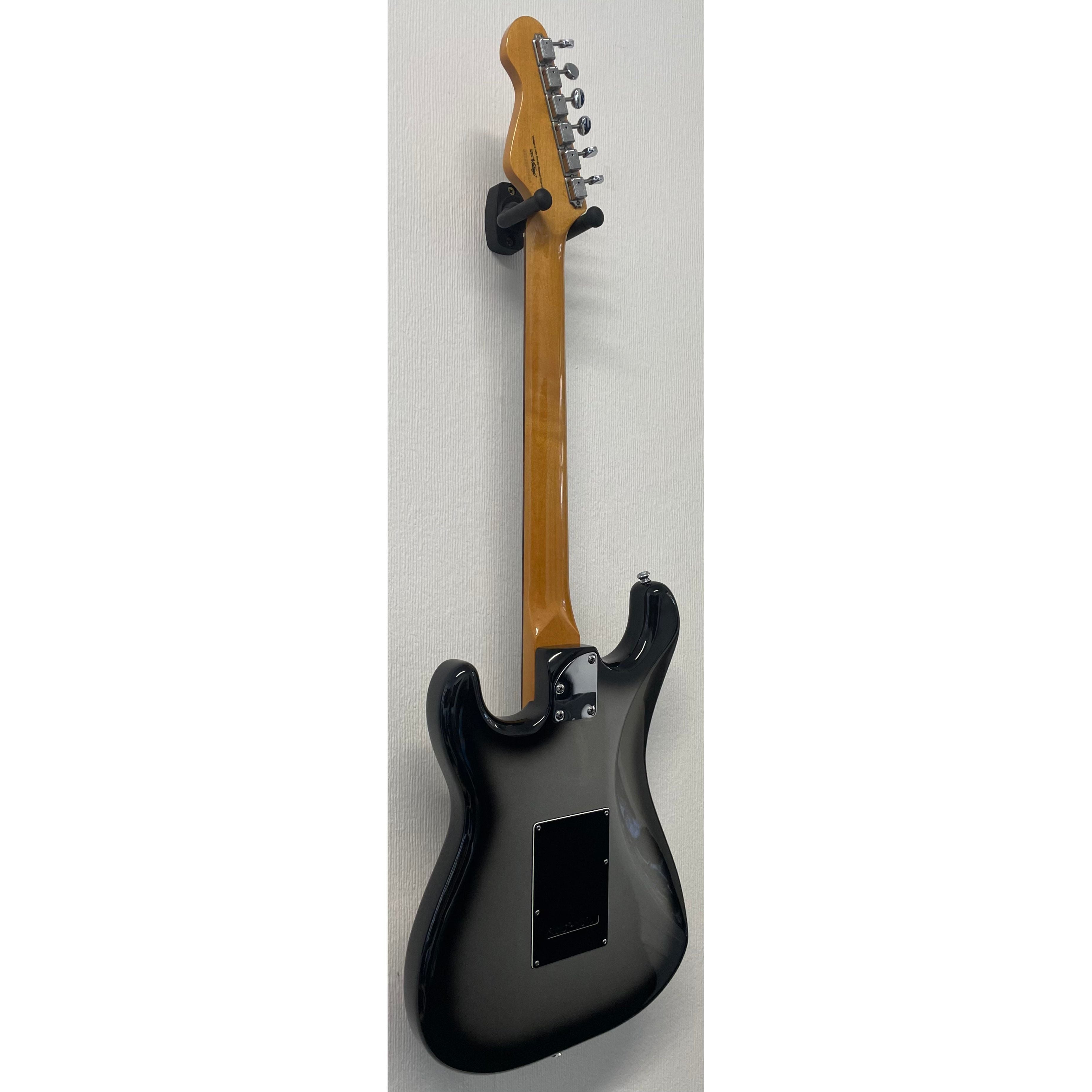 Vintage 25th Anniversary VS6 Stratocaster Style Electric Guitar in Limited Edition Silverburst with Gigbag Pre-Owned