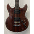 Vantage VS600 Vintage Electric Guitar in Natural Brown Finish with Original Hardcase Pre-Owned