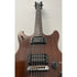 Vantage VS600 Vintage Electric Guitar in Natural Brown Finish with Original Hardcase Pre-Owned