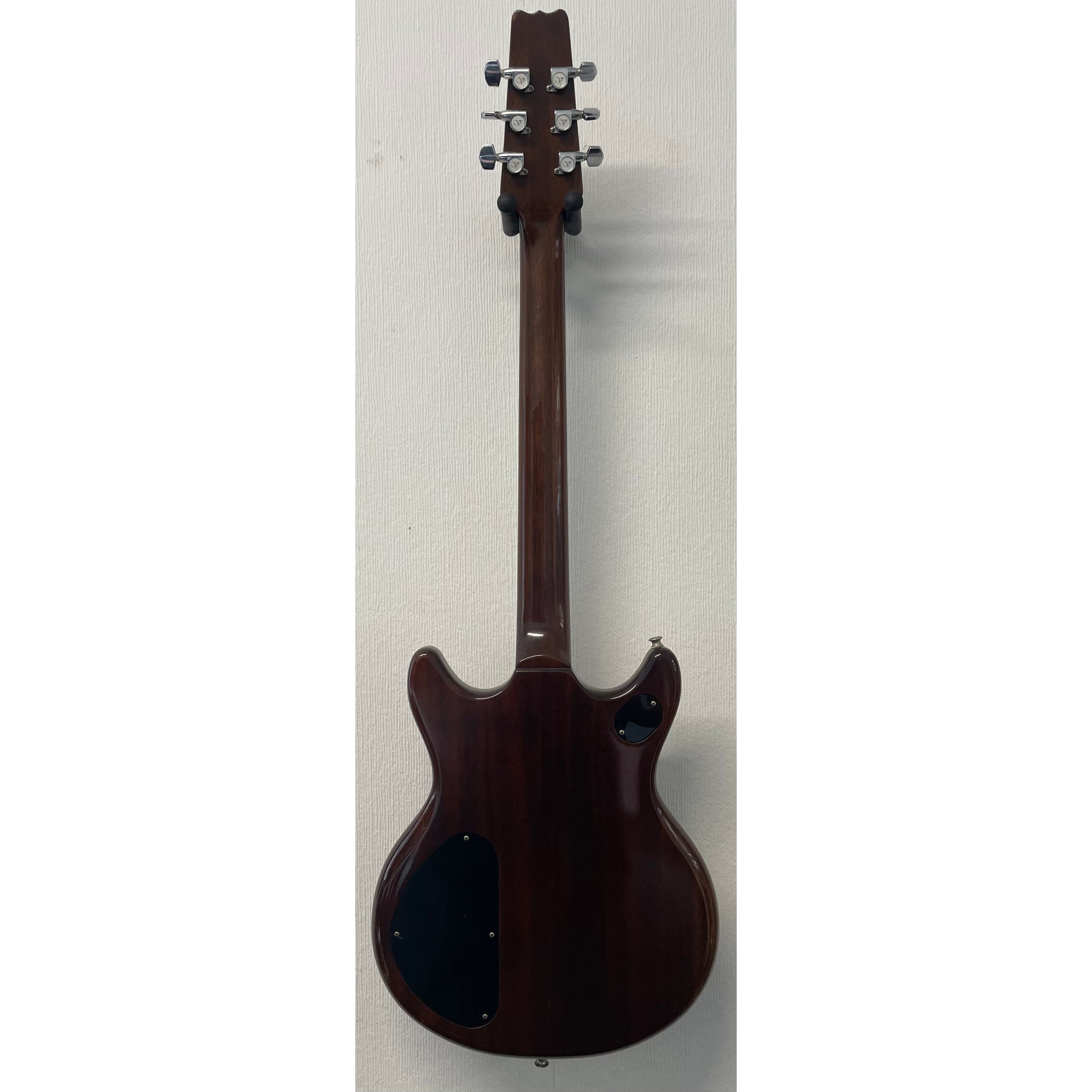 Vantage VS600 Vintage Electric Guitar in Natural Brown Finish with Original Hardcase Pre-Owned