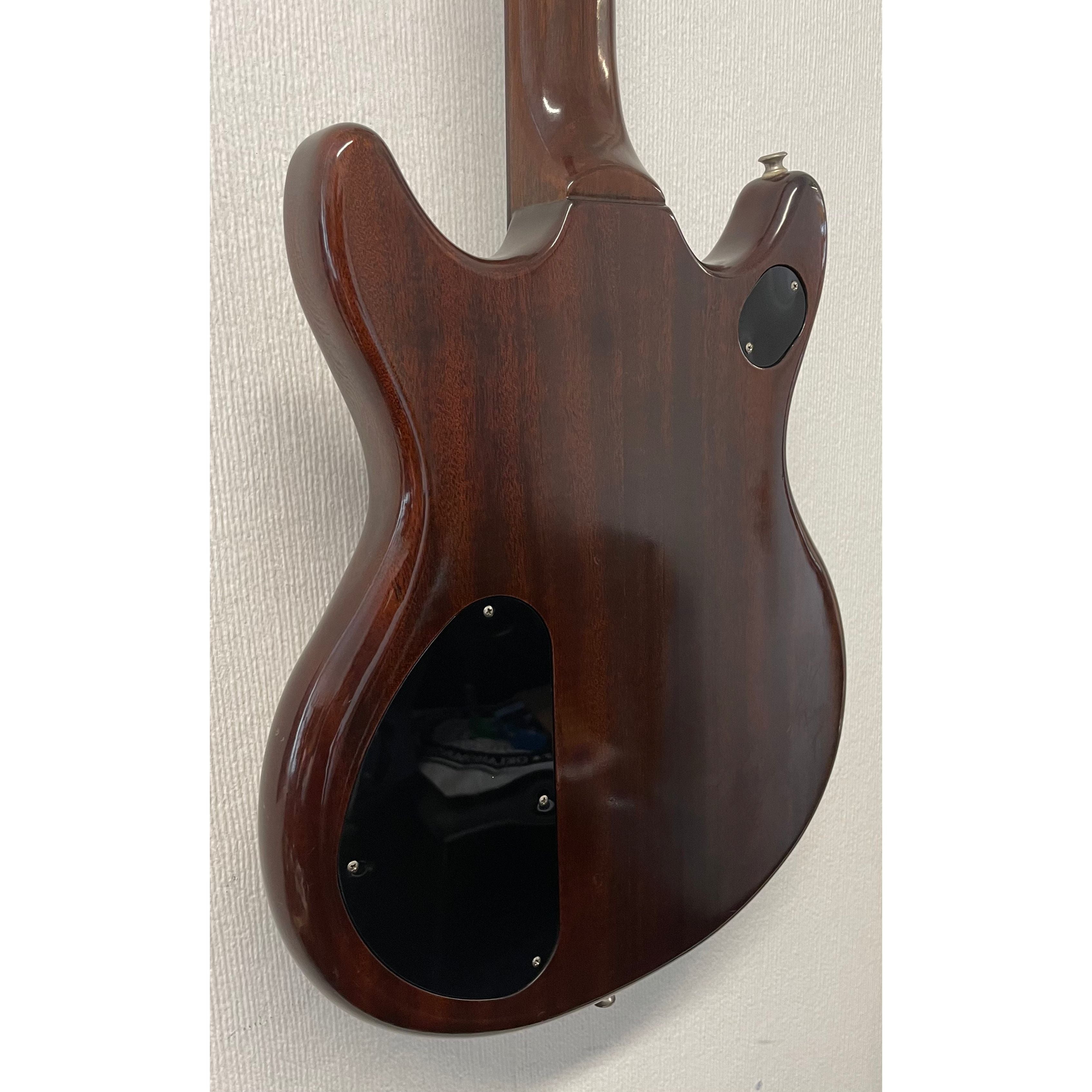 Vantage VS600 Vintage Electric Guitar in Natural Brown Finish with Original Hardcase Pre-Owned