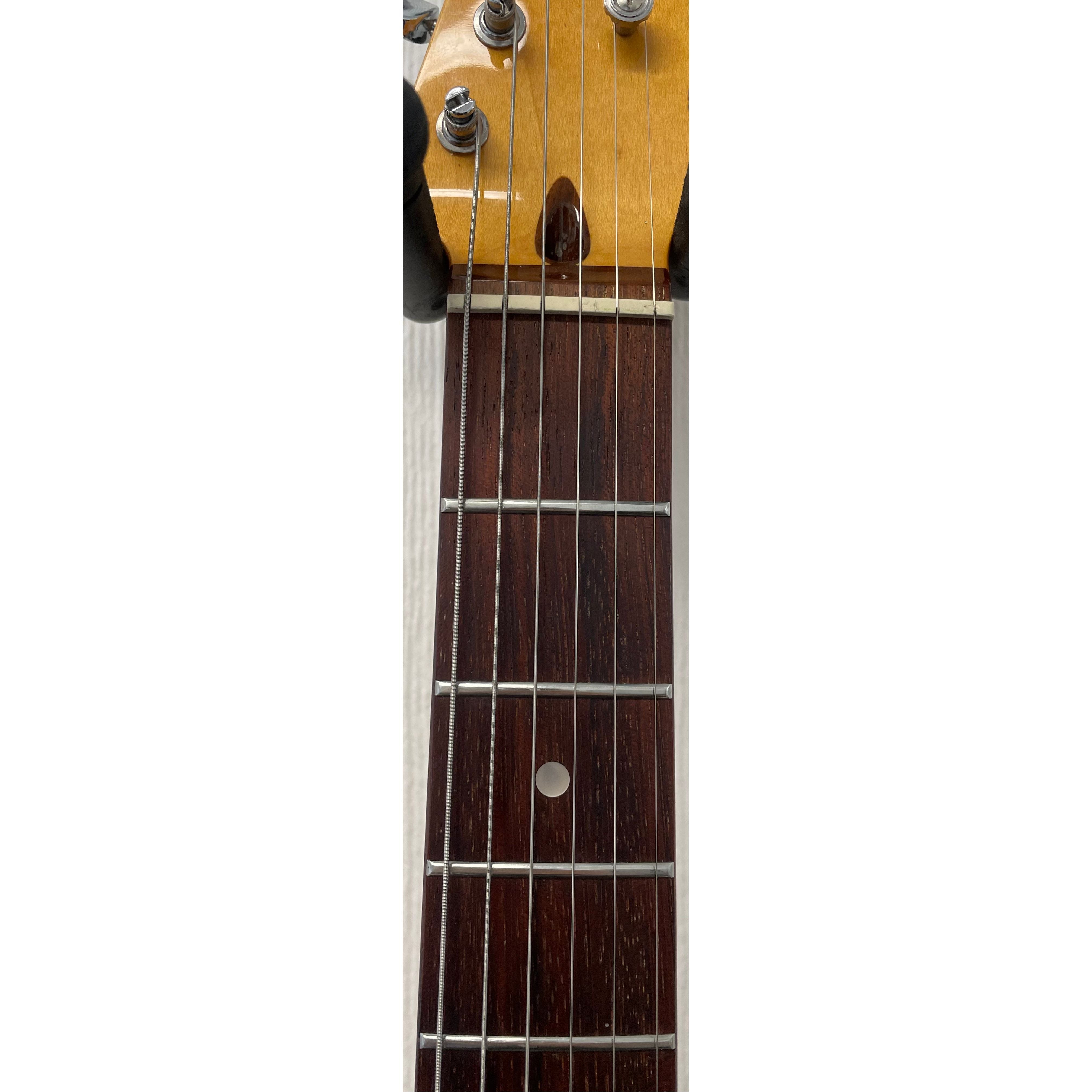Vintage V65 Reissued Vibrato Jaguar Style Electric Guitar in Vintage White Pre-Owned