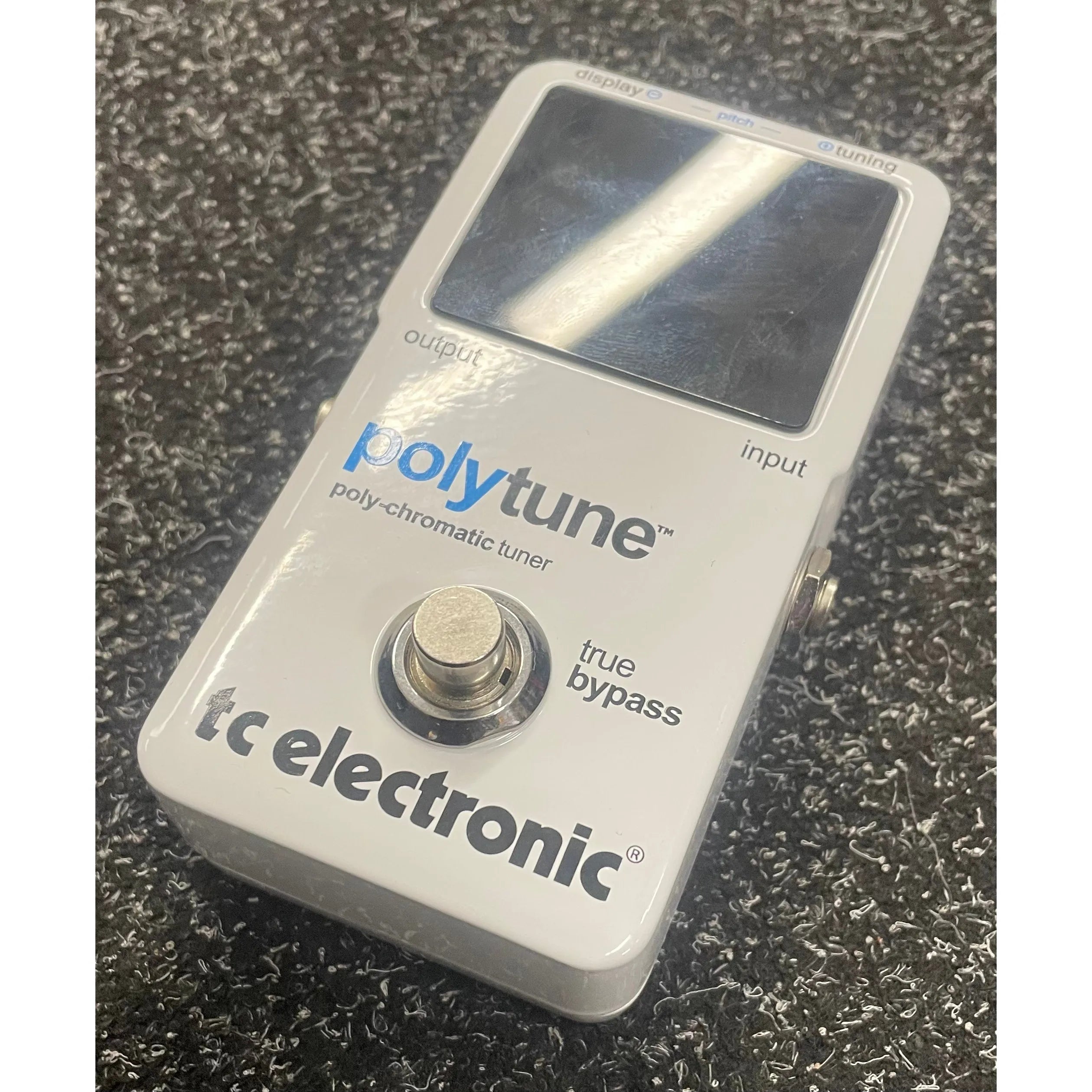 TC-Electronic Polytune Poly-chromatic Tuner for Bass or Guitar Pre-Owned