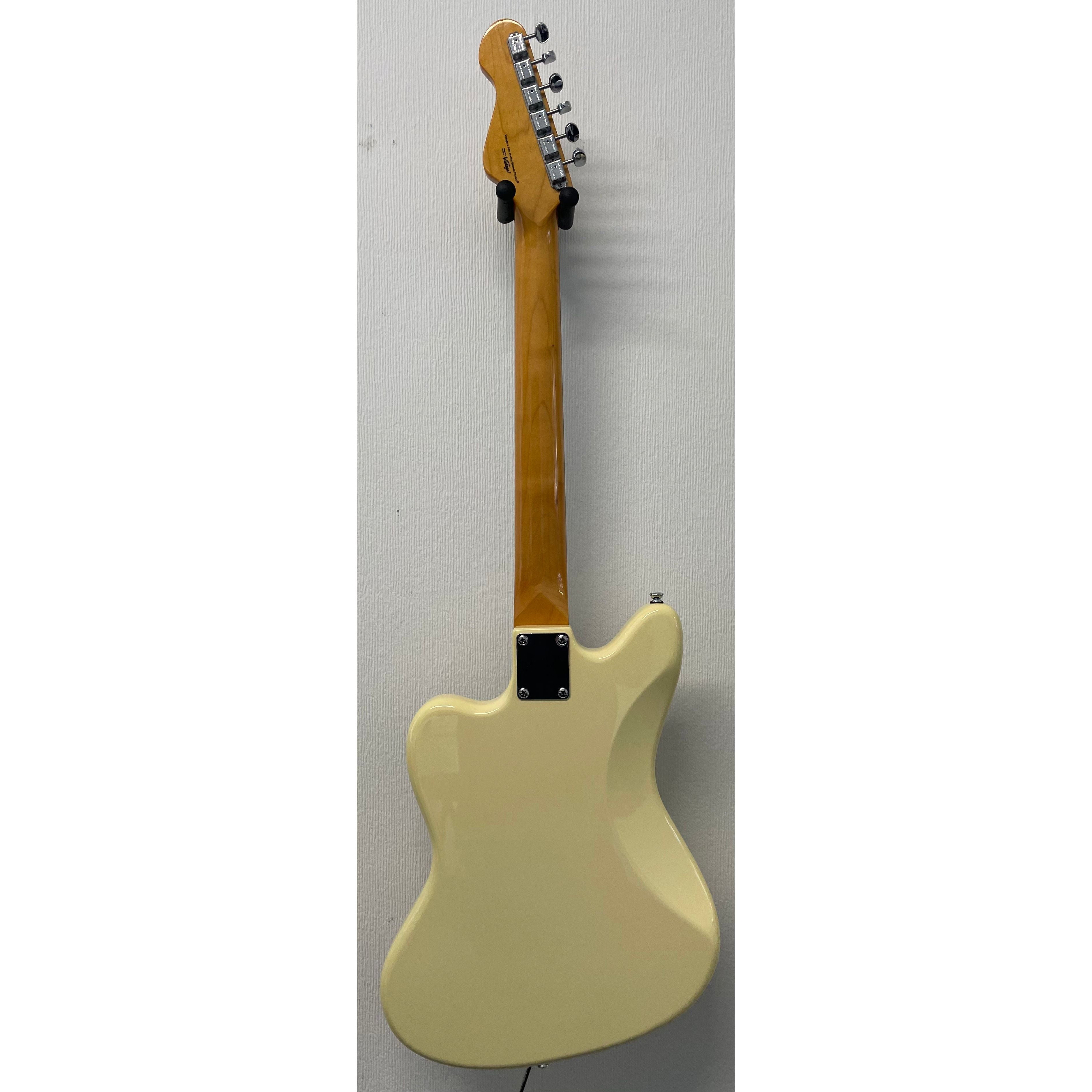 Vintage V65 Reissued Vibrato Jaguar Style Electric Guitar in Vintage White Pre-Owned