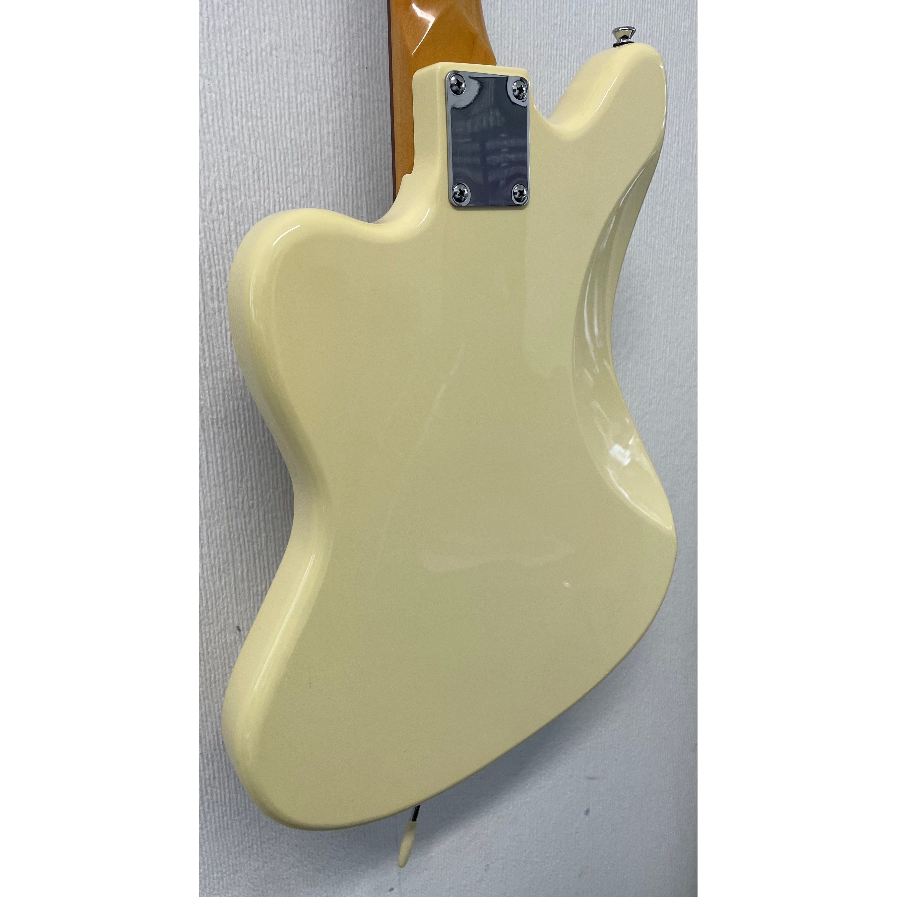 Vintage V65 Reissued Vibrato Jaguar Style Electric Guitar in Vintage White Pre-Owned
