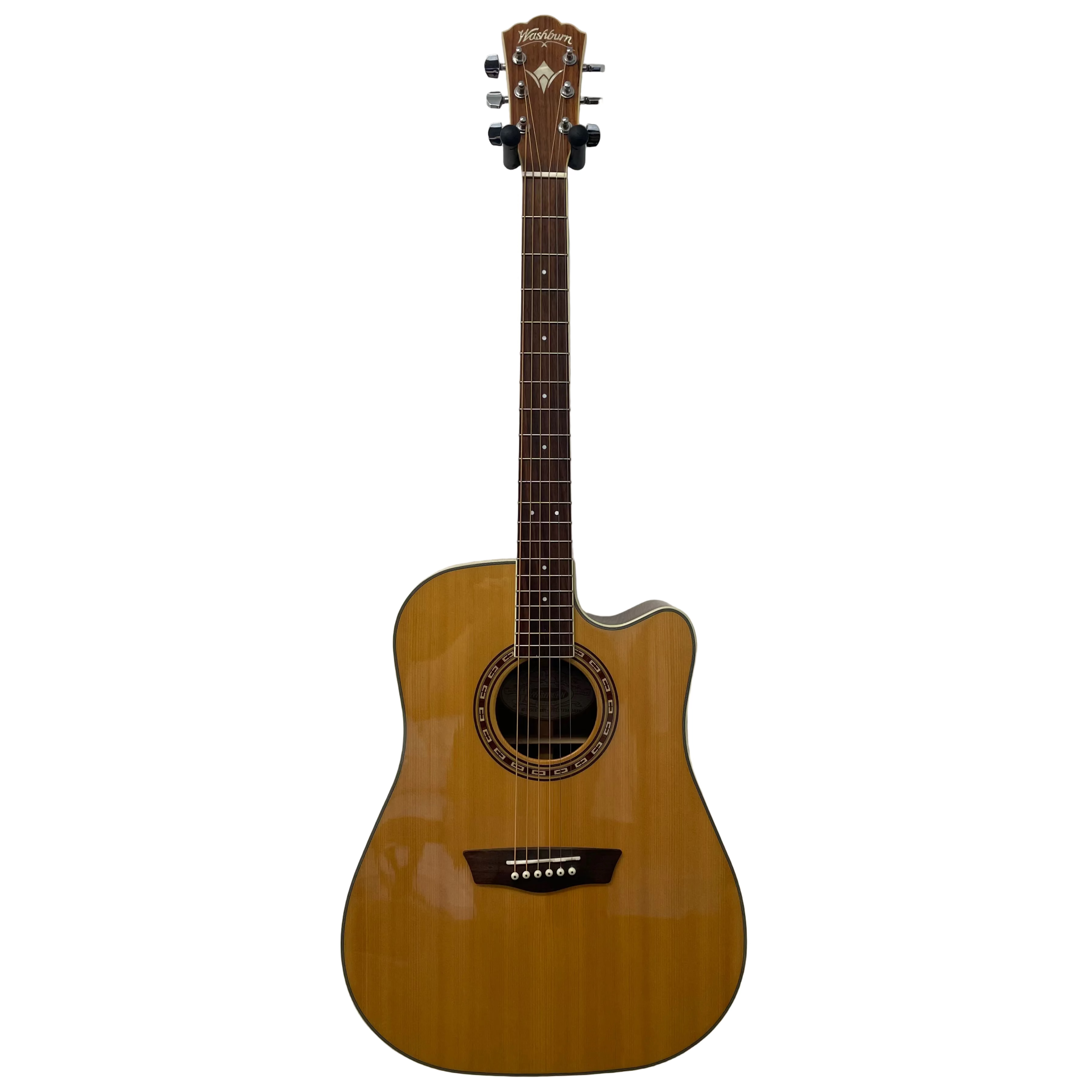 Washburn WD10 SCE WAT Electro Acoustic Guitar with Hiscox Hardcase Pre-Owned