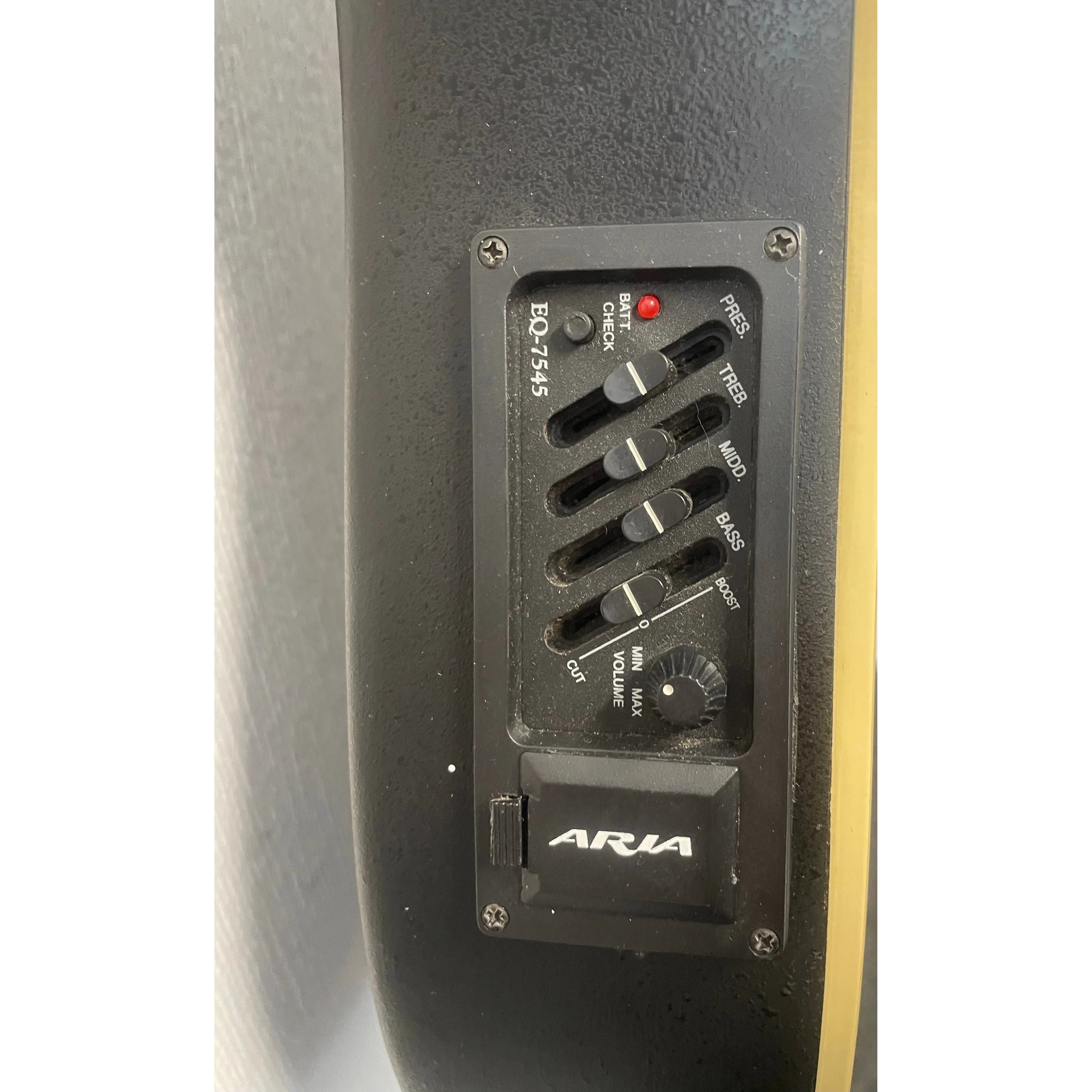 Aria AMB-50 RS Ovation Style Acoustic Guitar Pre-Owned