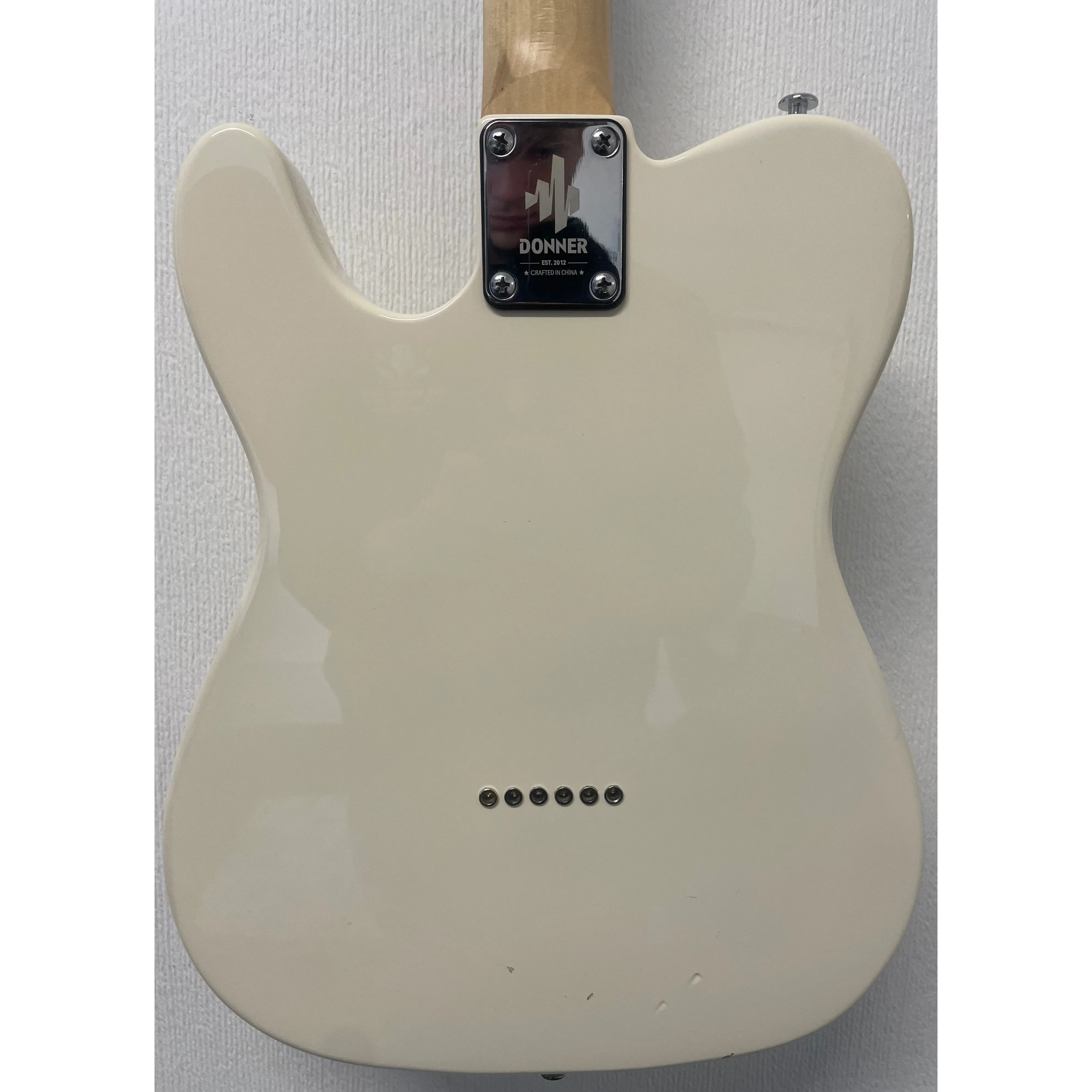 Donner Standard Series Telecaster Style Electric Guitar in White Pre-Owned