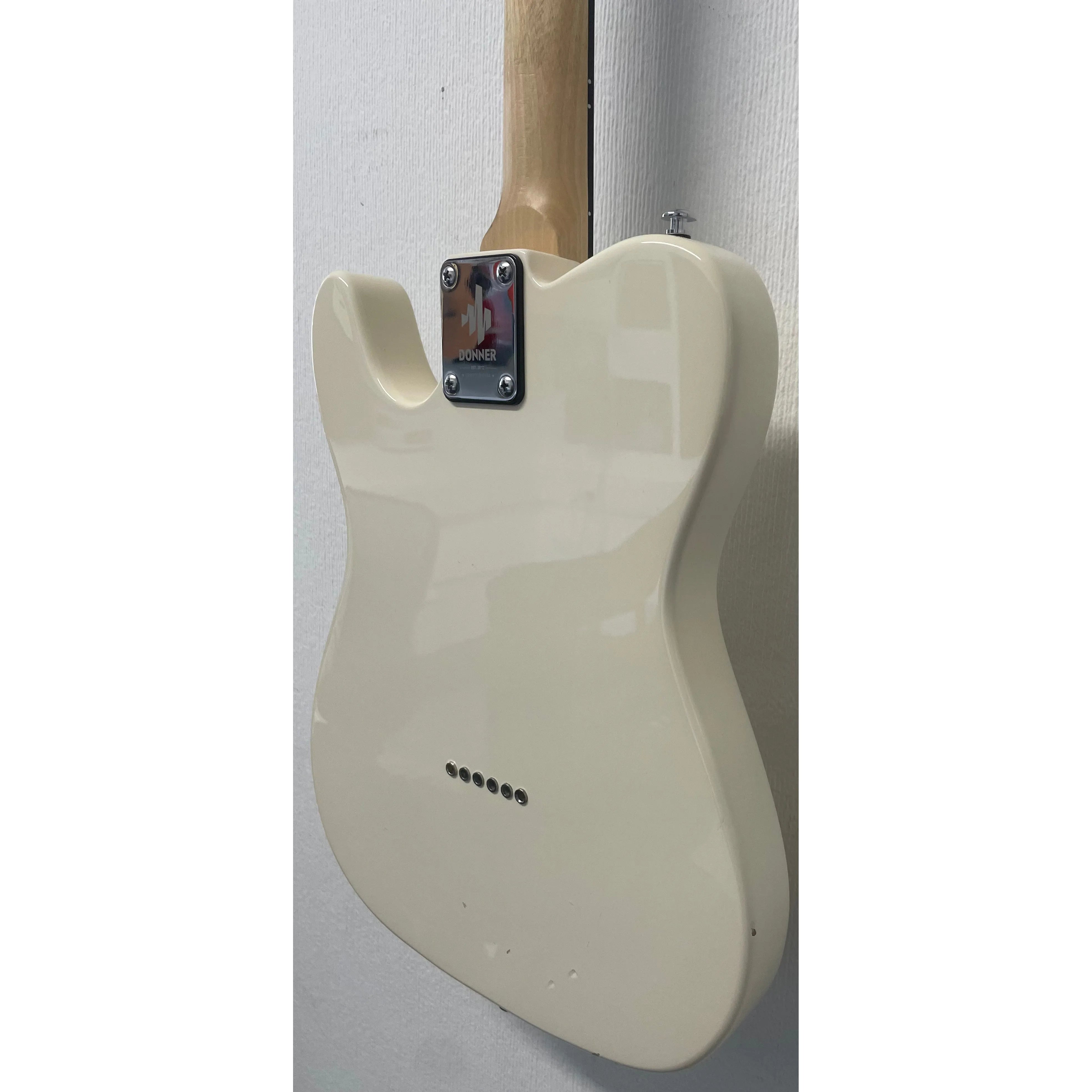 Donner Standard Series Telecaster Style Electric Guitar in White Pre-Owned